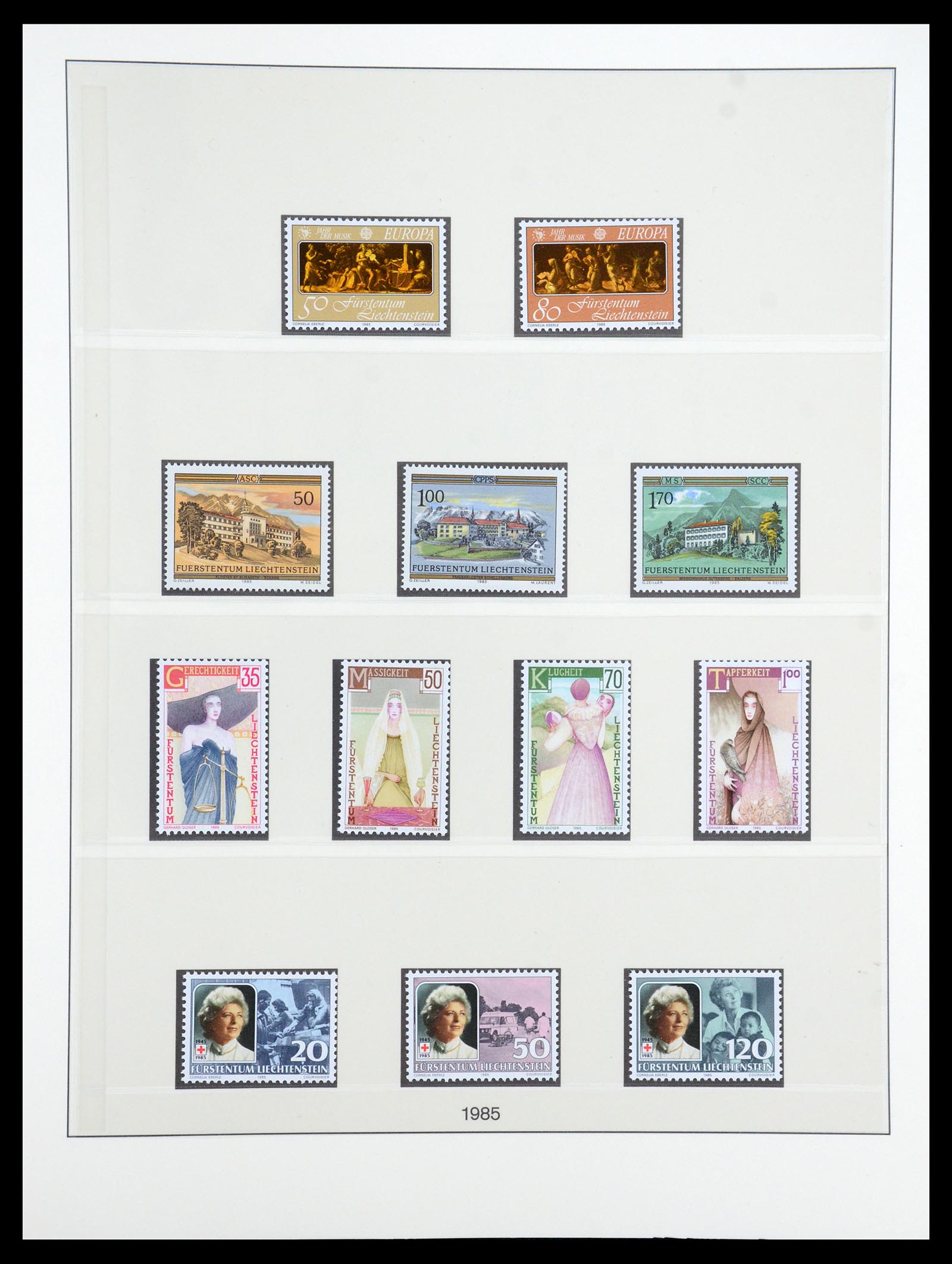 35188 032 - Stamp Collection 35188 Liechtenstein 1971-2012.