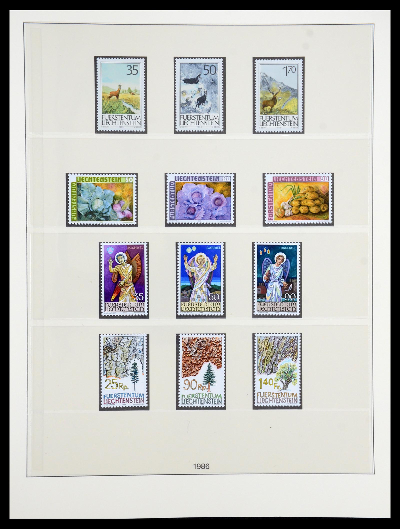 35188 036 - Stamp Collection 35188 Liechtenstein 1971-2012.