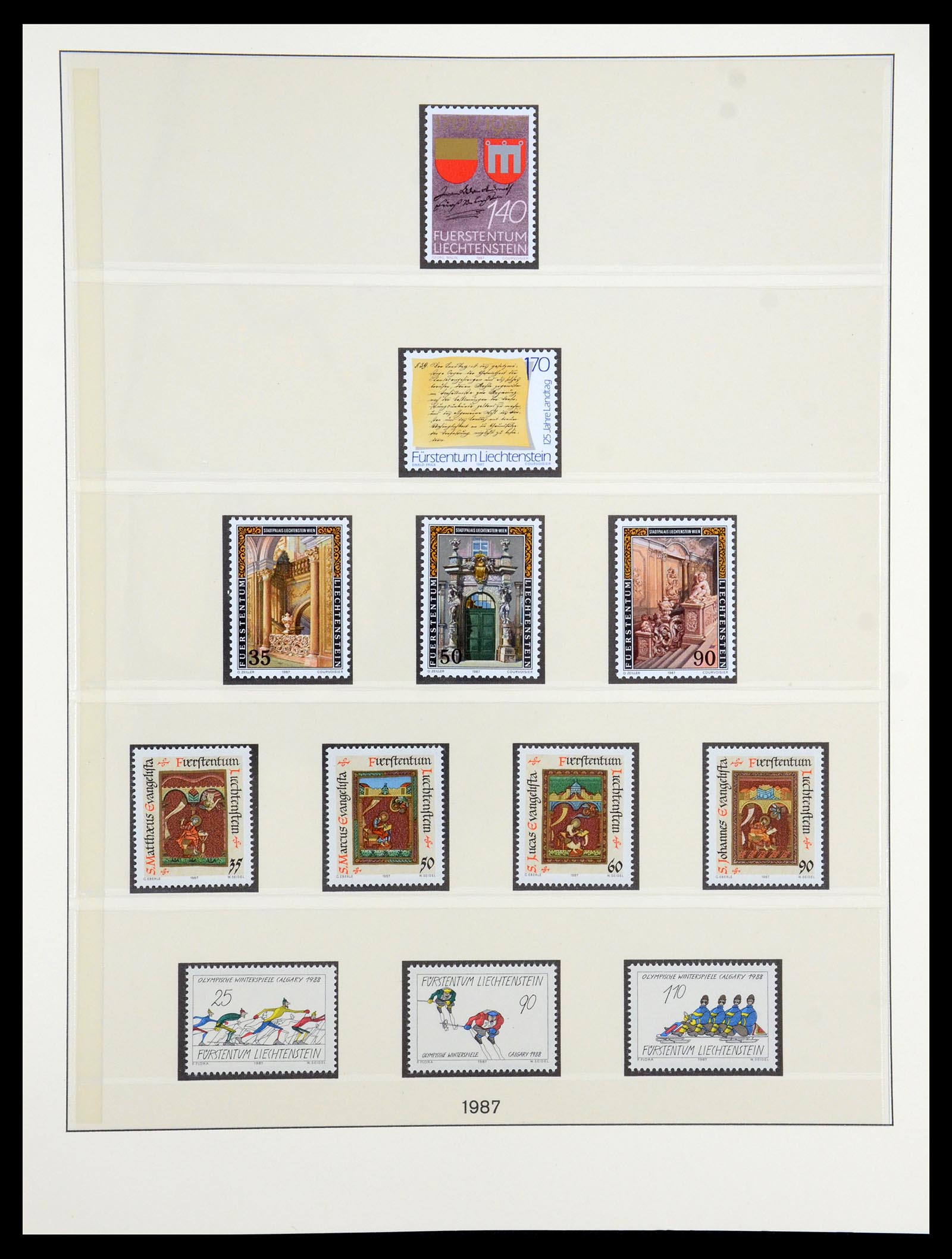 35188 038 - Postzegelverzameling 35188 Liechtenstein 1971-2012.
