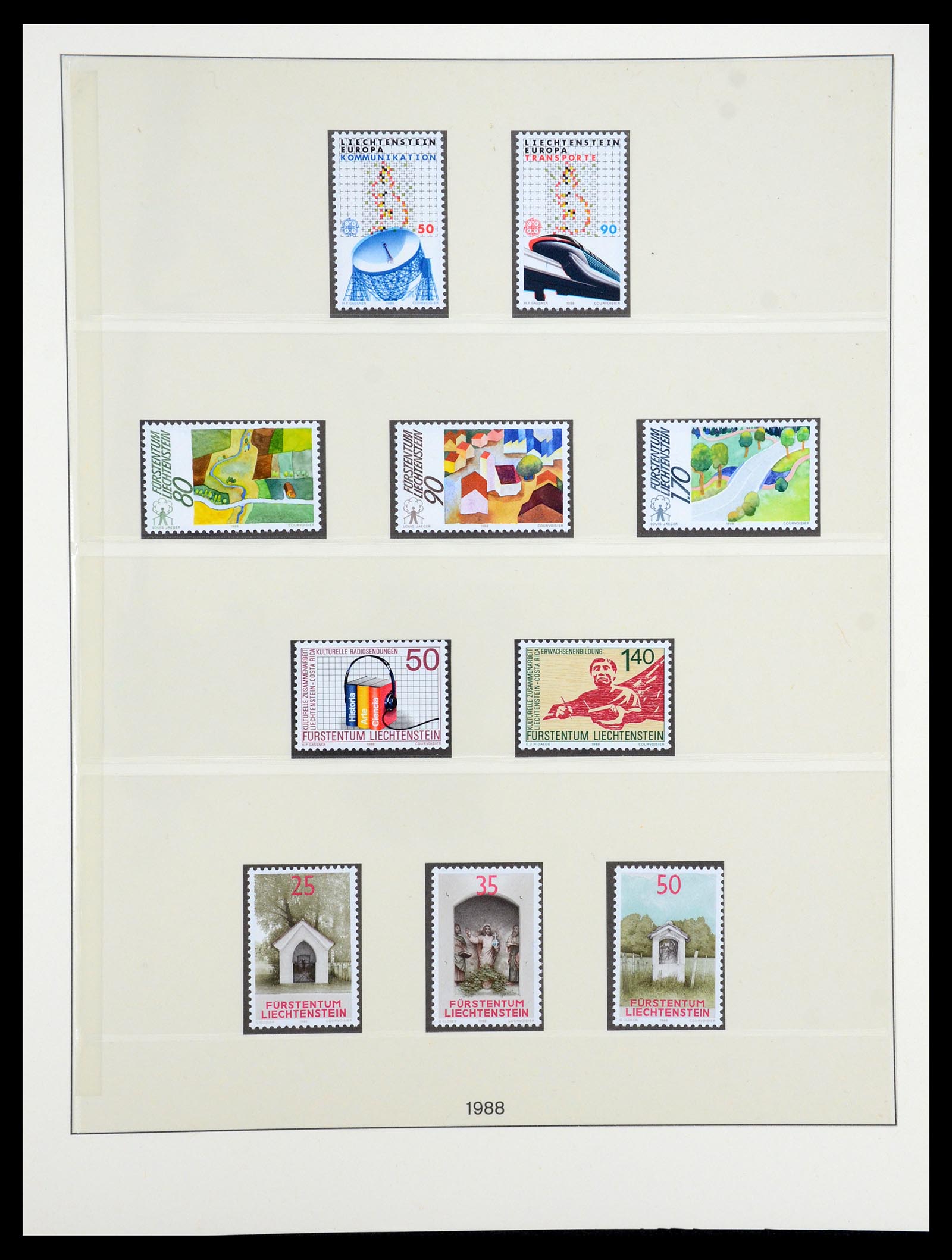 35188 039 - Stamp Collection 35188 Liechtenstein 1971-2012.