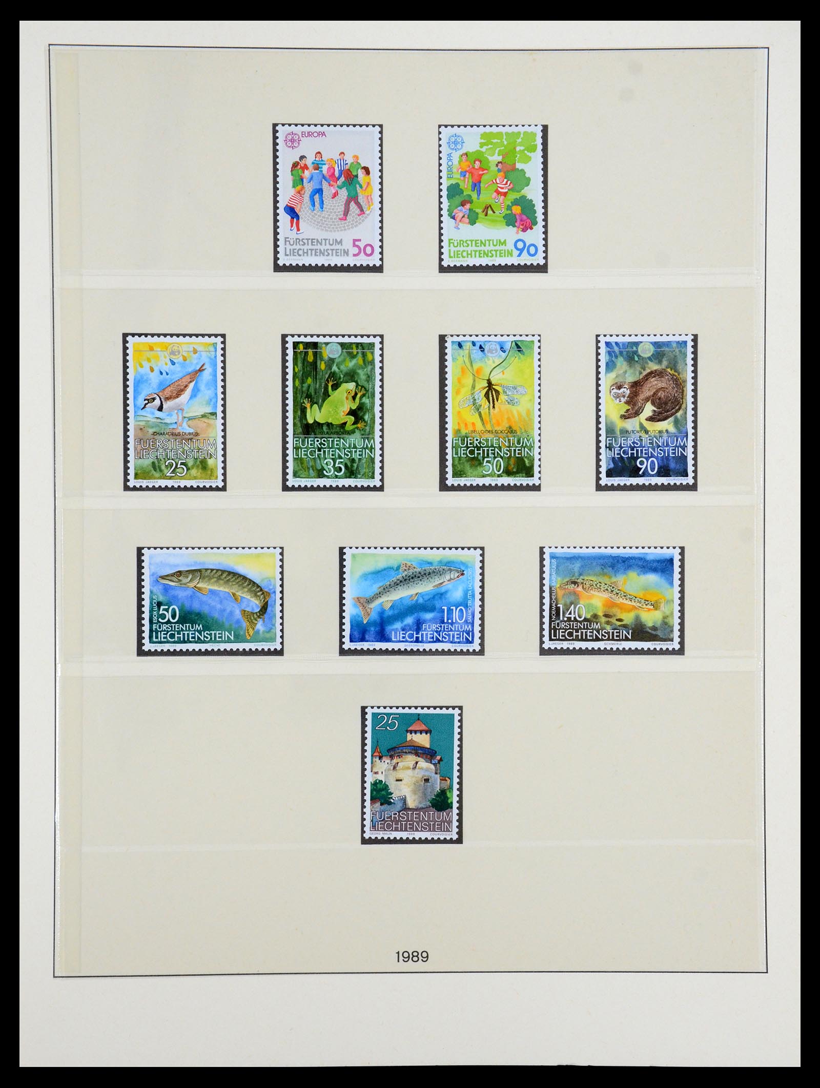35188 042 - Postzegelverzameling 35188 Liechtenstein 1971-2012.