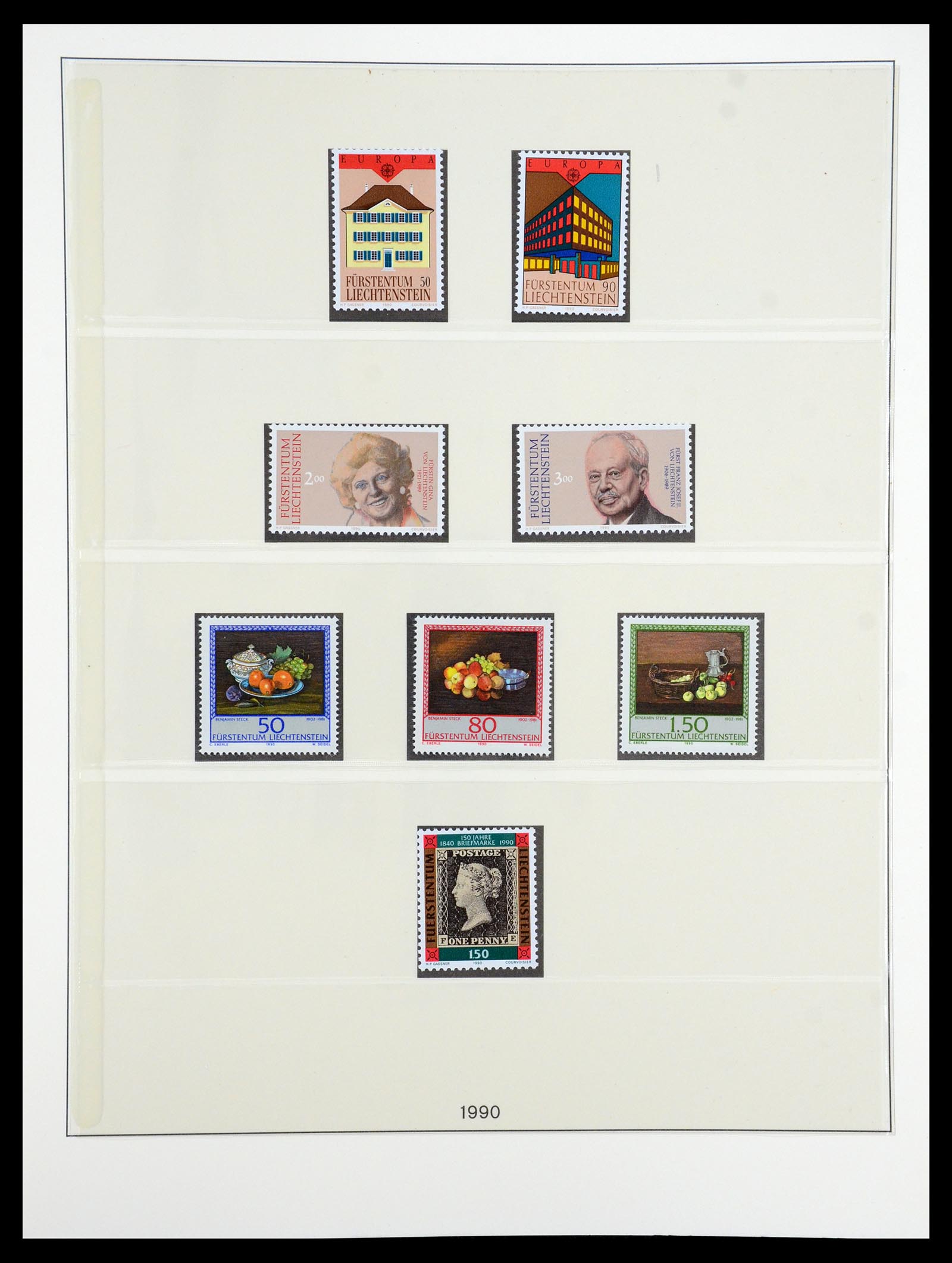 35188 045 - Postzegelverzameling 35188 Liechtenstein 1971-2012.