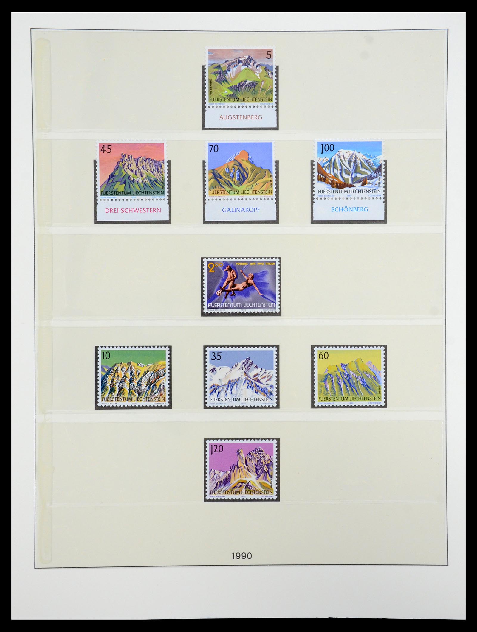 35188 046 - Postzegelverzameling 35188 Liechtenstein 1971-2012.