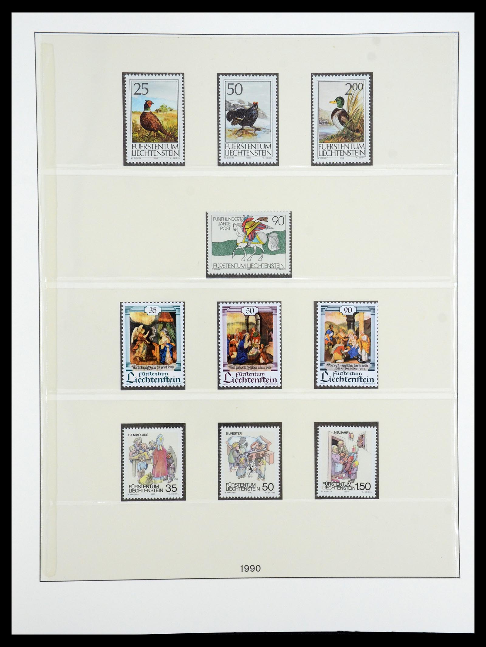 35188 047 - Postzegelverzameling 35188 Liechtenstein 1971-2012.