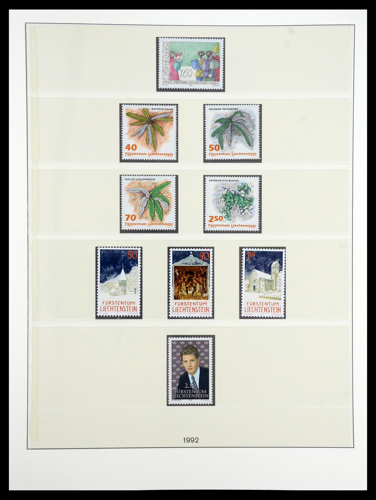35188 052 - Postzegelverzameling 35188 Liechtenstein 1971-2012.