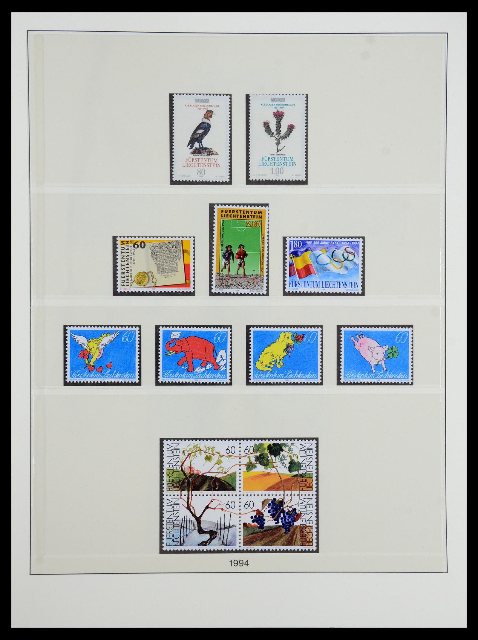 35188 056 - Postzegelverzameling 35188 Liechtenstein 1971-2012.