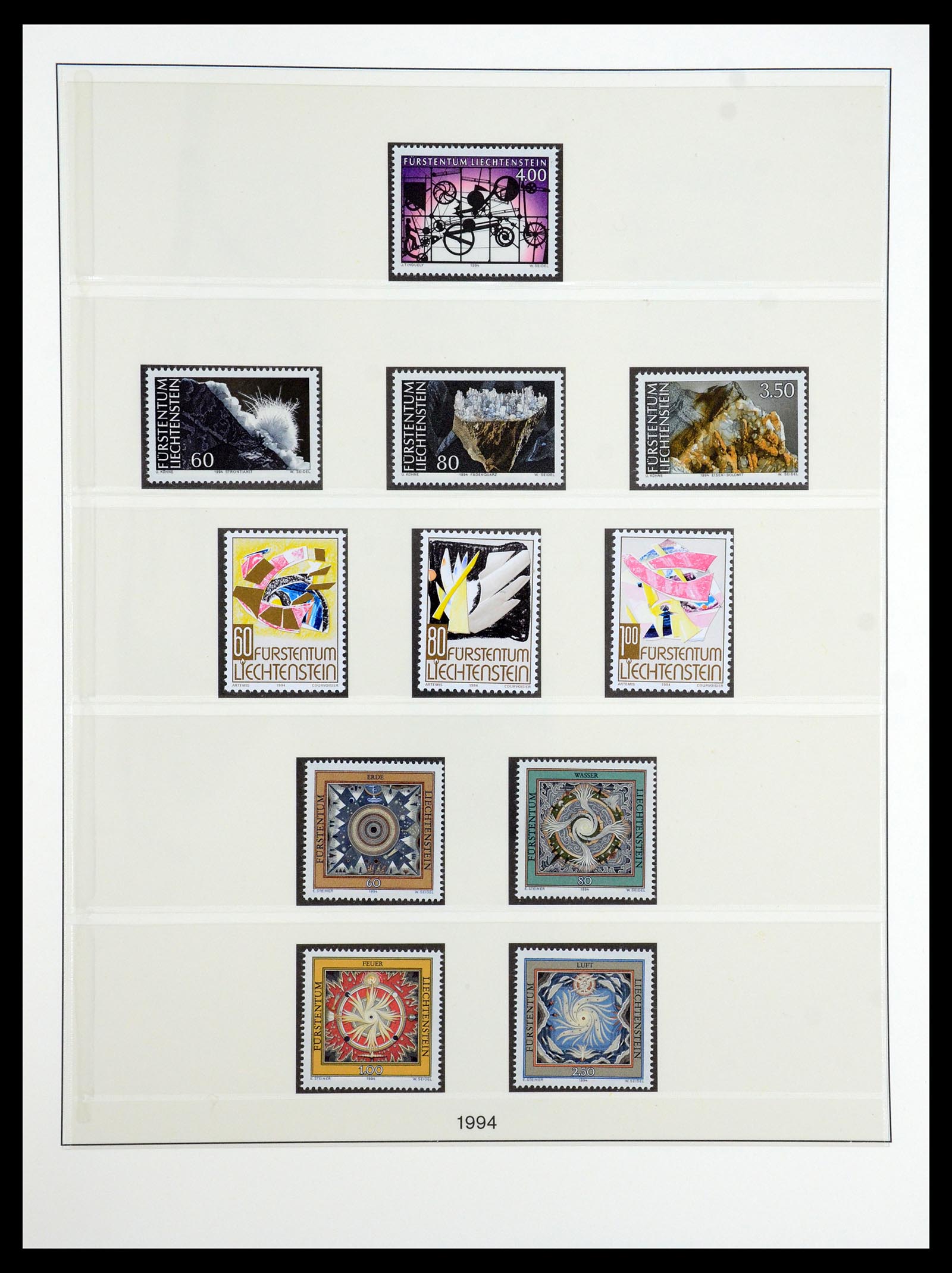 35188 057 - Postzegelverzameling 35188 Liechtenstein 1971-2012.