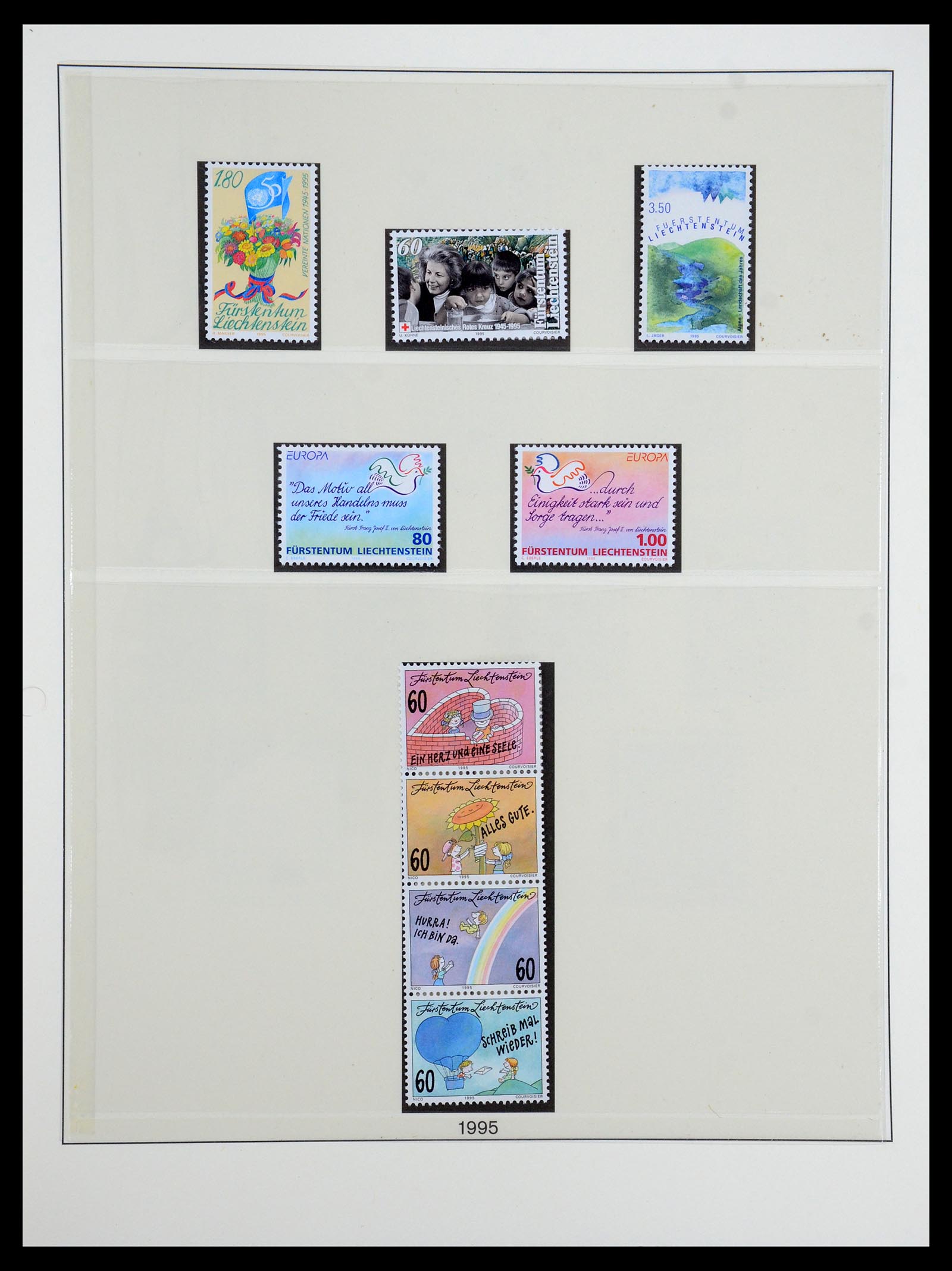 35188 058 - Stamp Collection 35188 Liechtenstein 1971-2012.