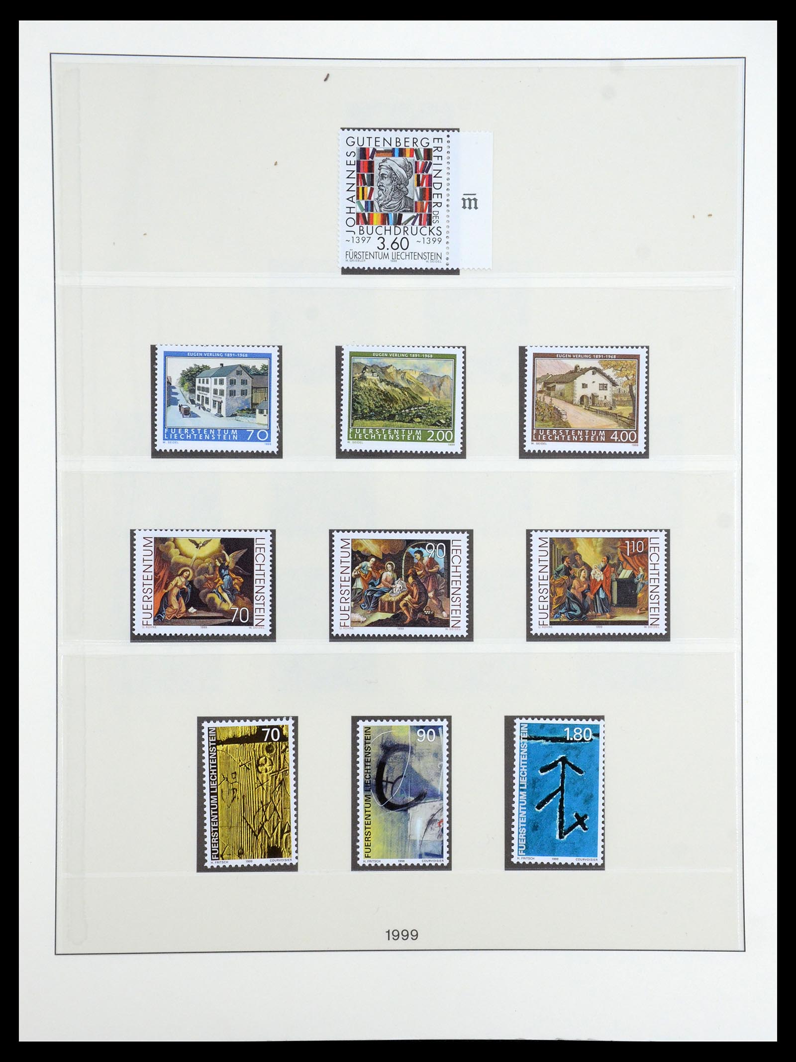 35188 068 - Stamp Collection 35188 Liechtenstein 1971-2012.