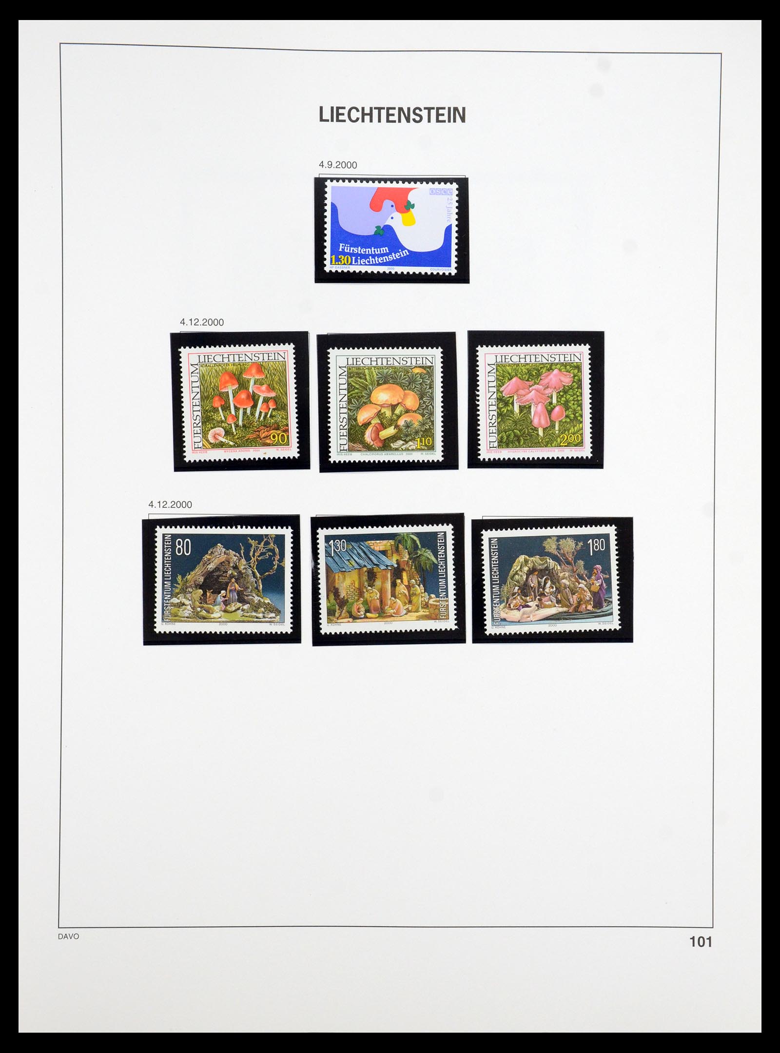 35188 071 - Postzegelverzameling 35188 Liechtenstein 1971-2012.