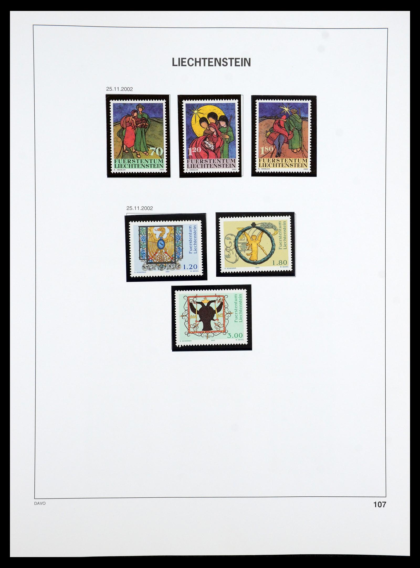 35188 078 - Postzegelverzameling 35188 Liechtenstein 1971-2012.
