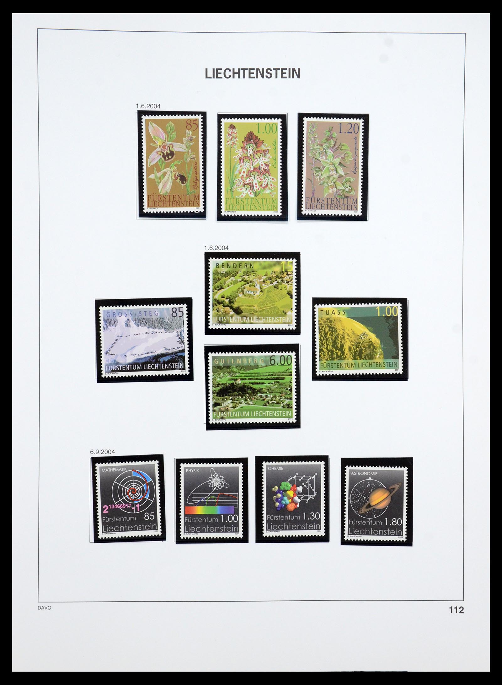 35188 083 - Stamp Collection 35188 Liechtenstein 1971-2012.