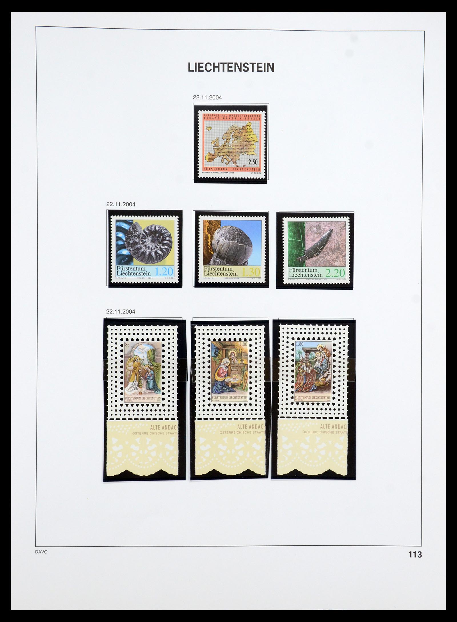 35188 084 - Stamp Collection 35188 Liechtenstein 1971-2012.