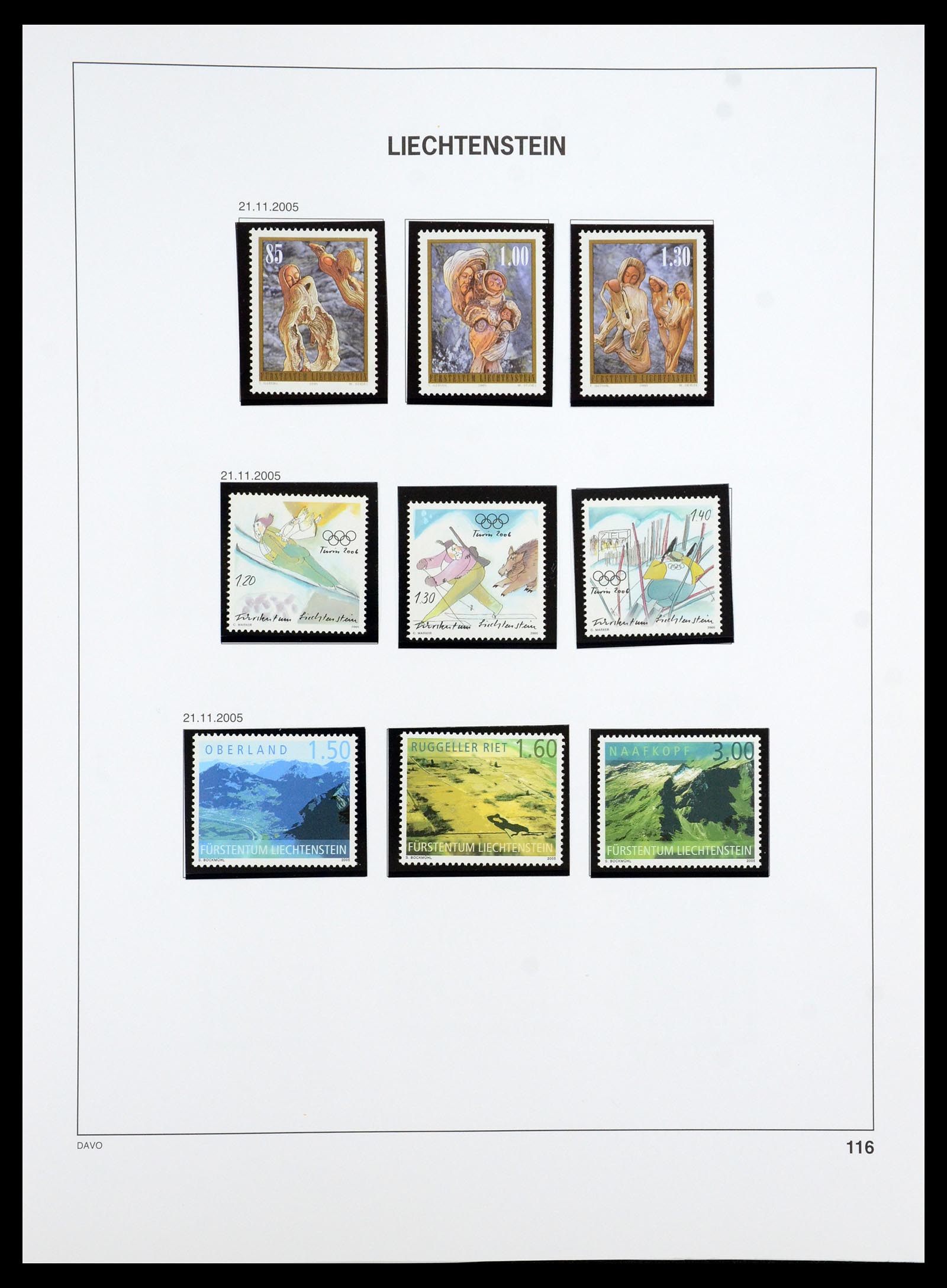 35188 087 - Postzegelverzameling 35188 Liechtenstein 1971-2012.