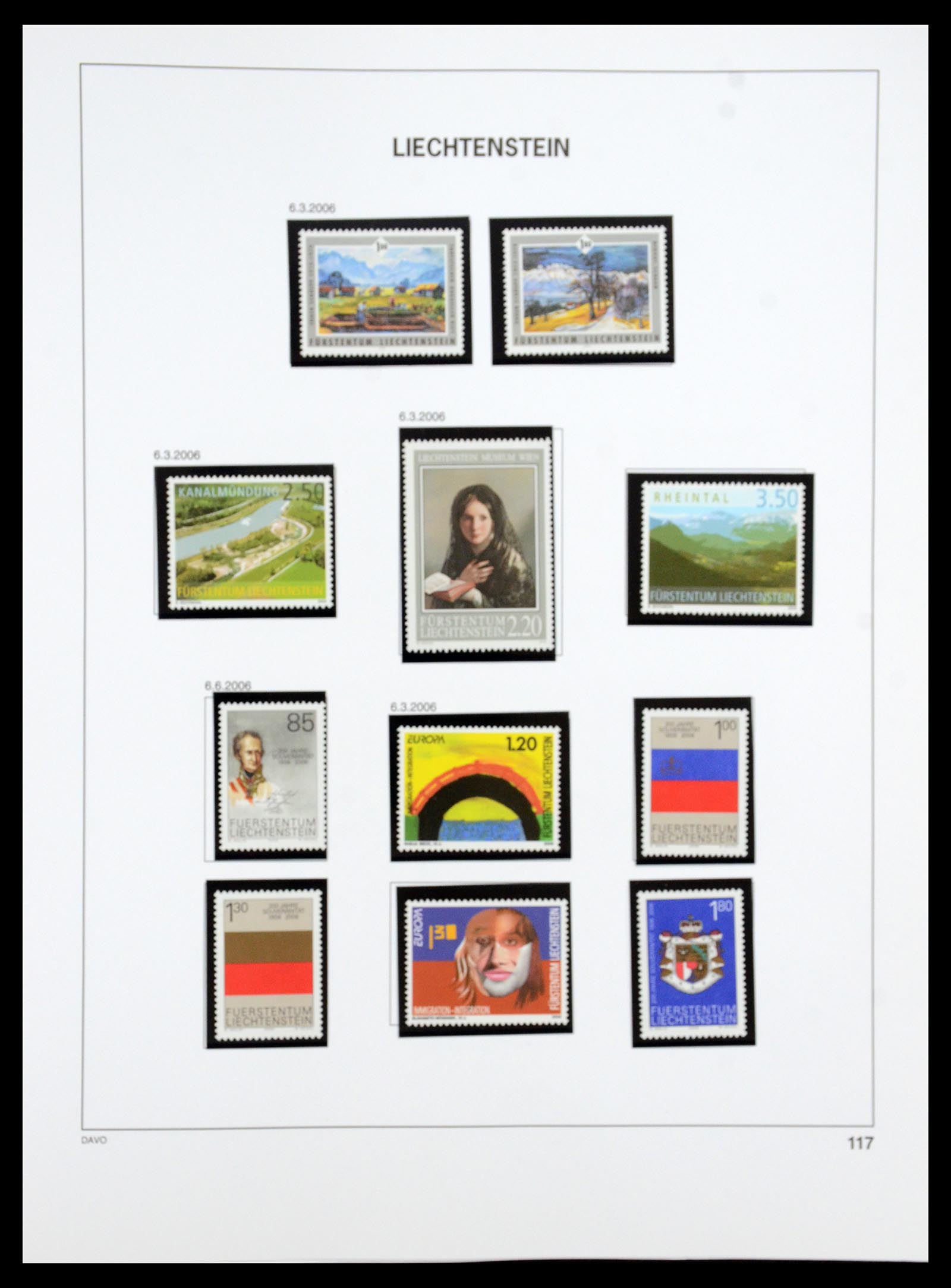 35188 088 - Stamp Collection 35188 Liechtenstein 1971-2012.