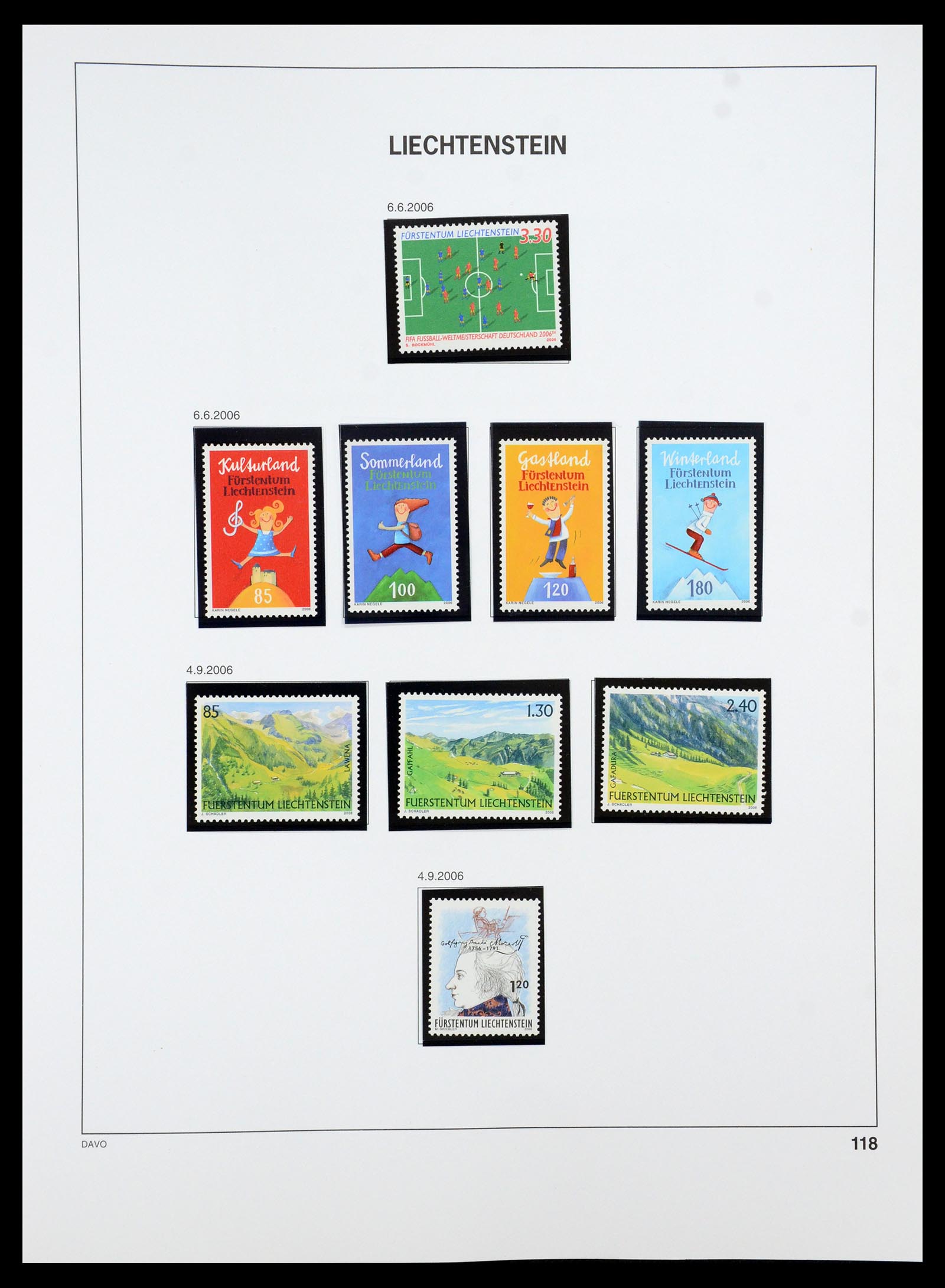 35188 089 - Postzegelverzameling 35188 Liechtenstein 1971-2012.
