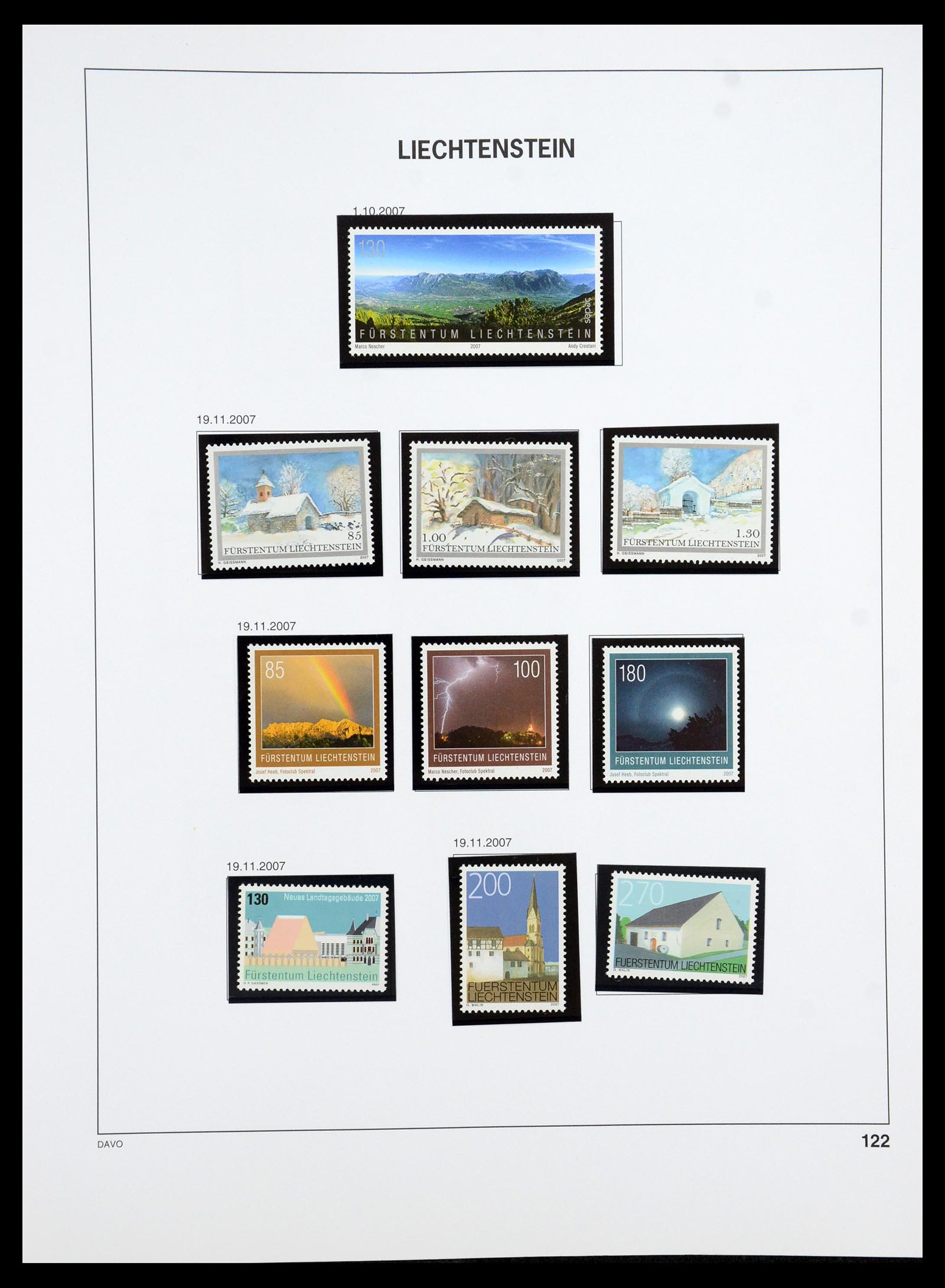 35188 094 - Postzegelverzameling 35188 Liechtenstein 1971-2012.