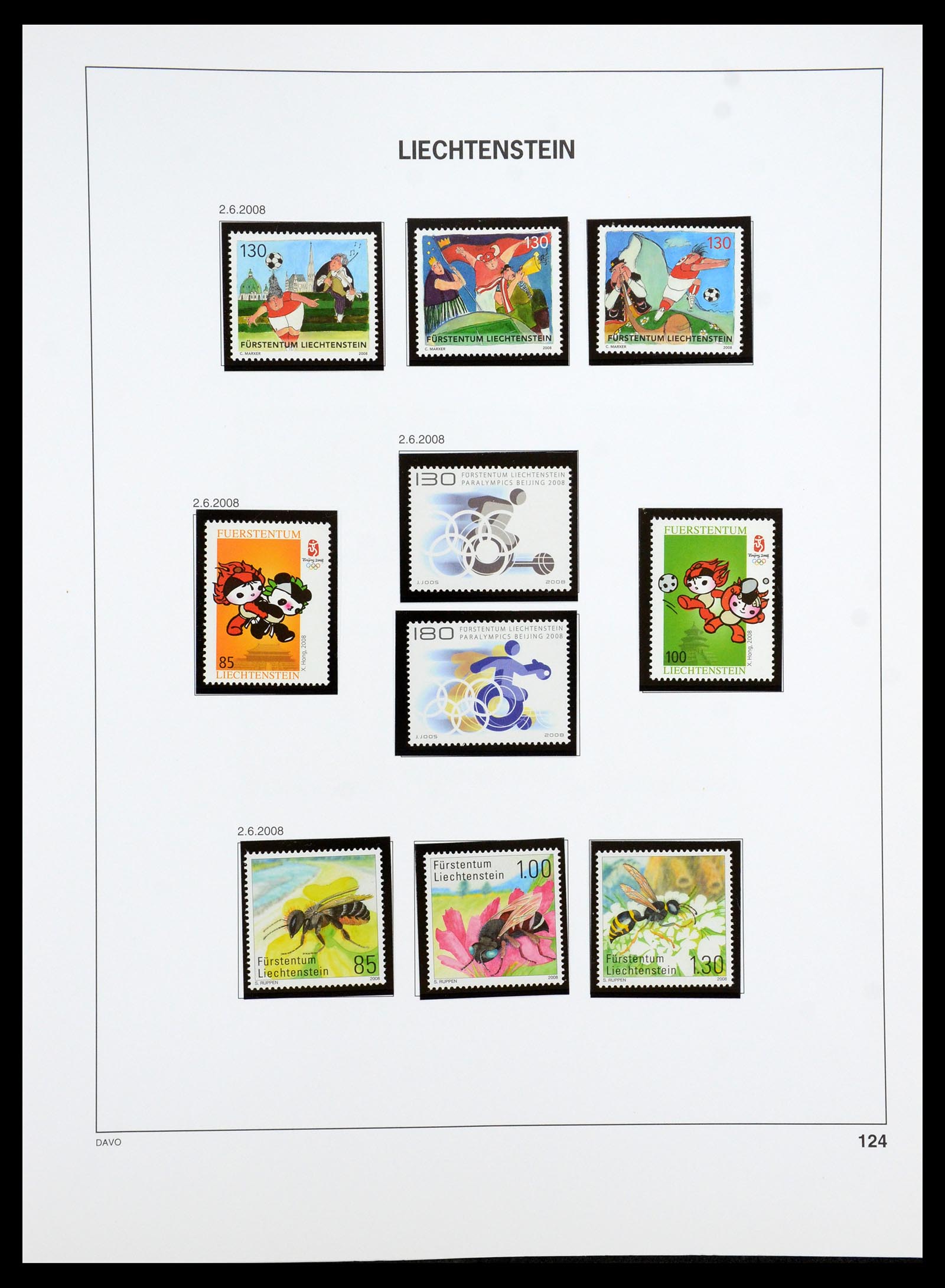 35188 096 - Postzegelverzameling 35188 Liechtenstein 1971-2012.