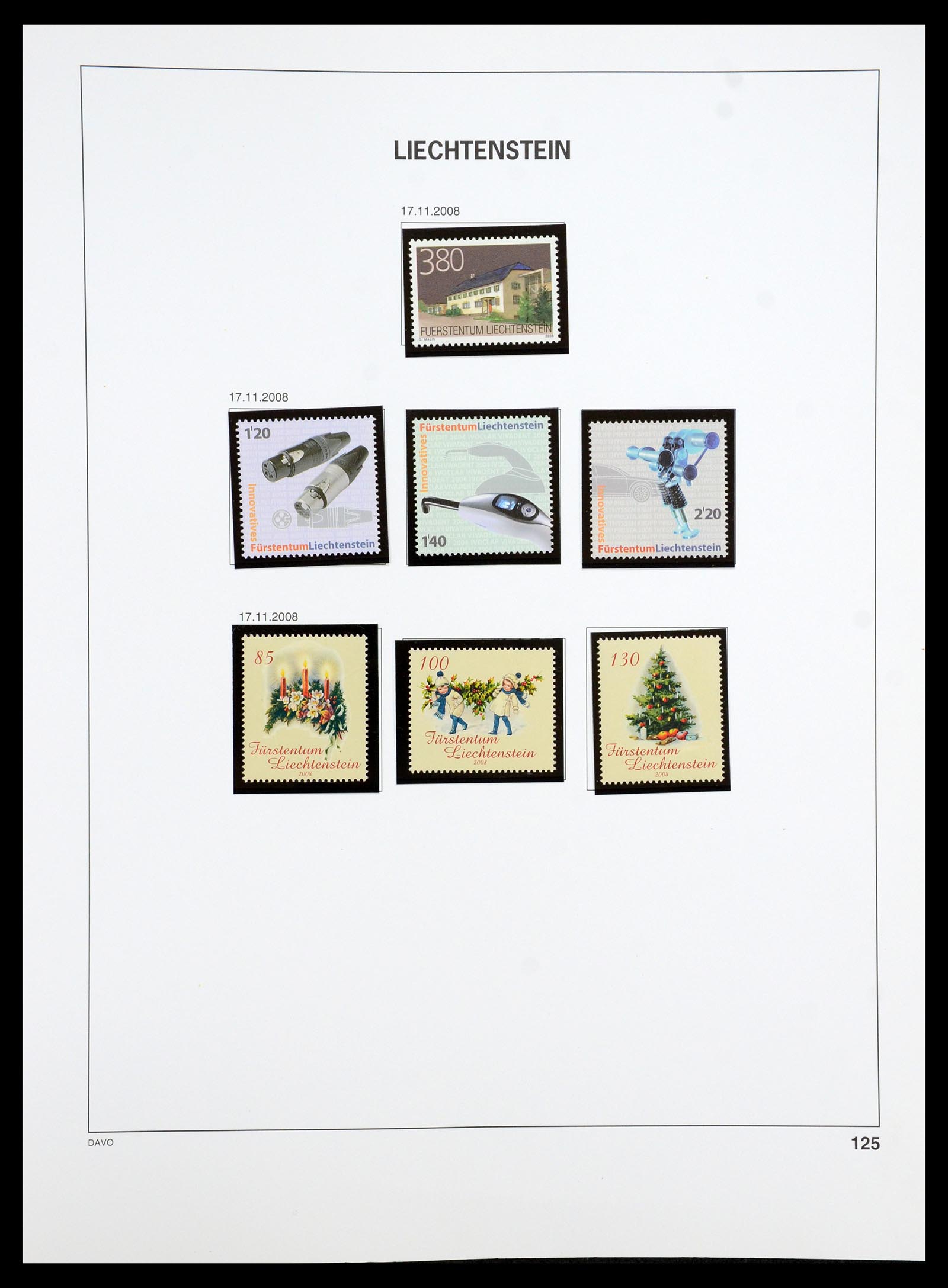 35188 097 - Postzegelverzameling 35188 Liechtenstein 1971-2012.