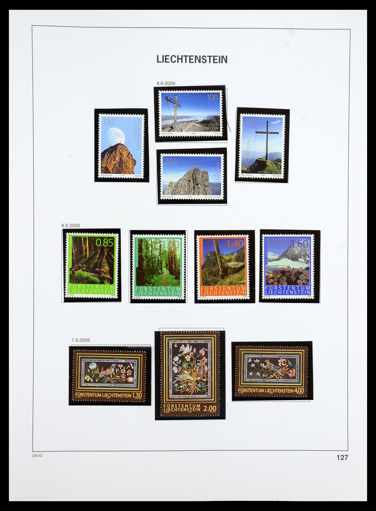 35188 101 - Postzegelverzameling 35188 Liechtenstein 1971-2012.