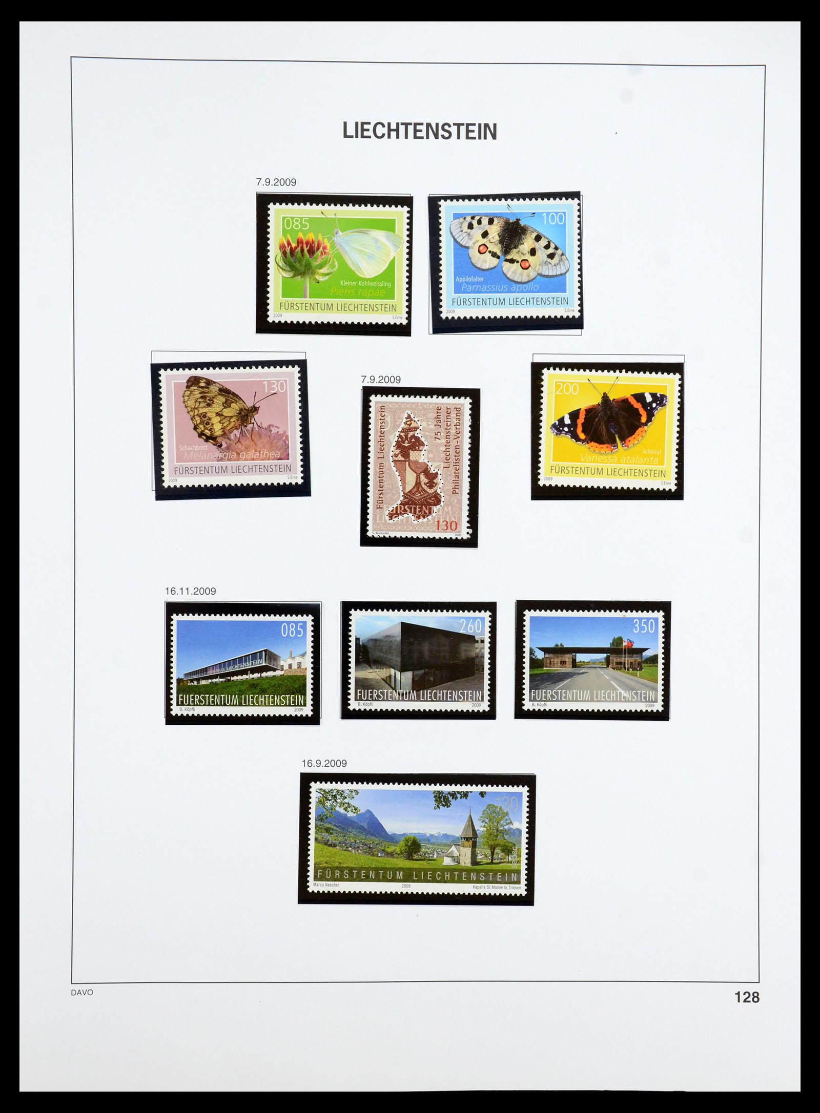 35188 102 - Postzegelverzameling 35188 Liechtenstein 1971-2012.