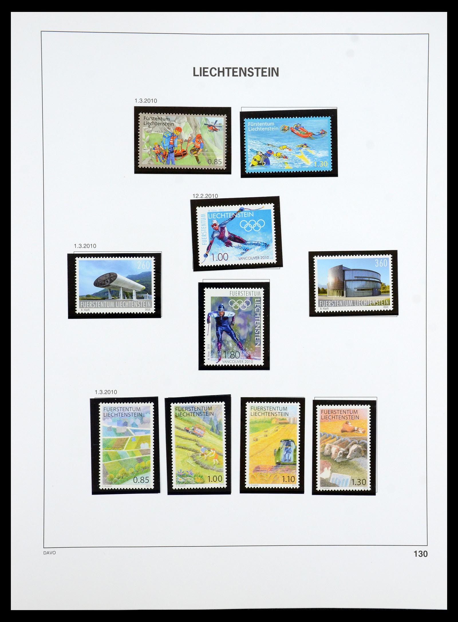 35188 104 - Postzegelverzameling 35188 Liechtenstein 1971-2012.