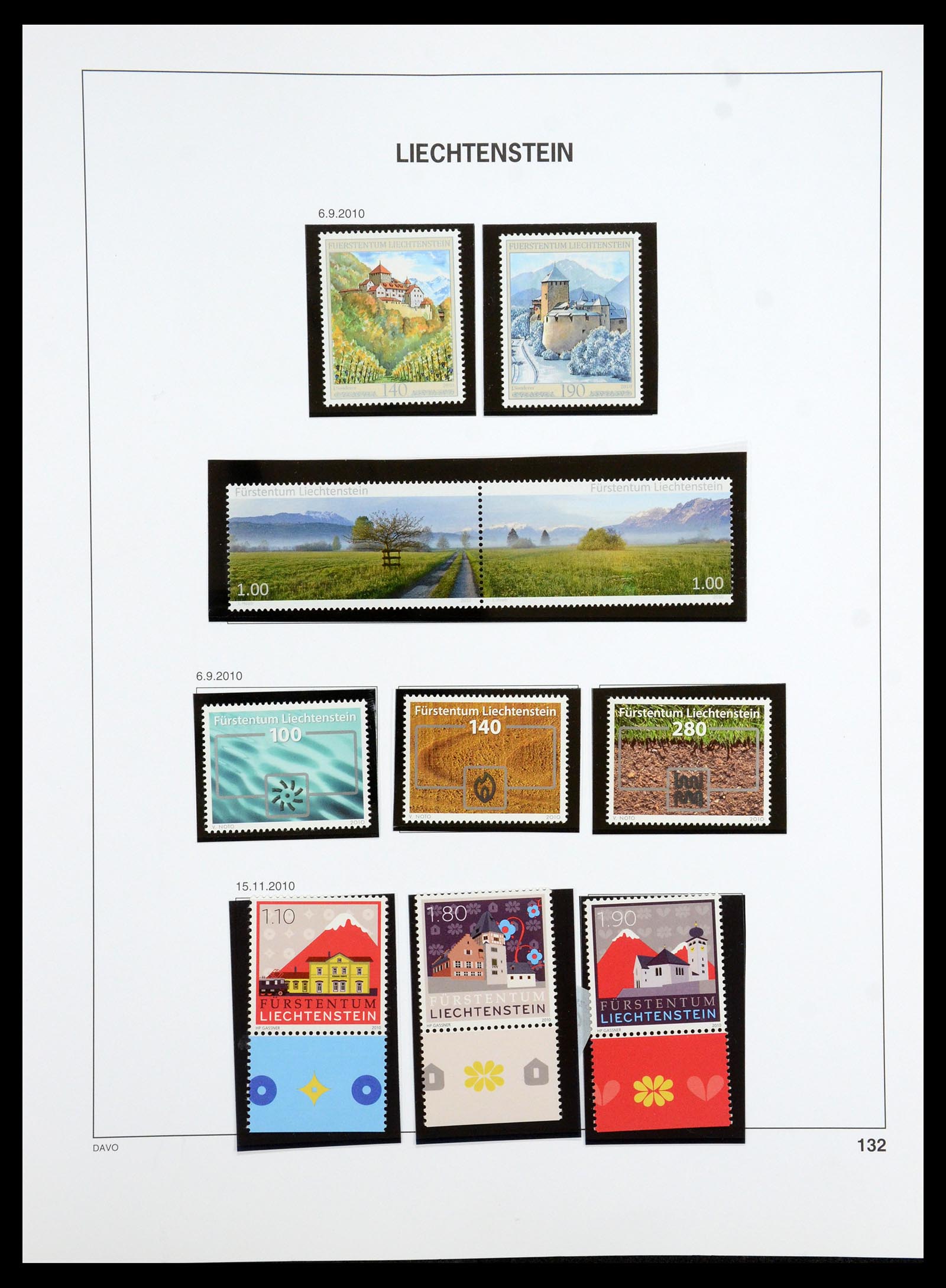 35188 106 - Stamp Collection 35188 Liechtenstein 1971-2012.