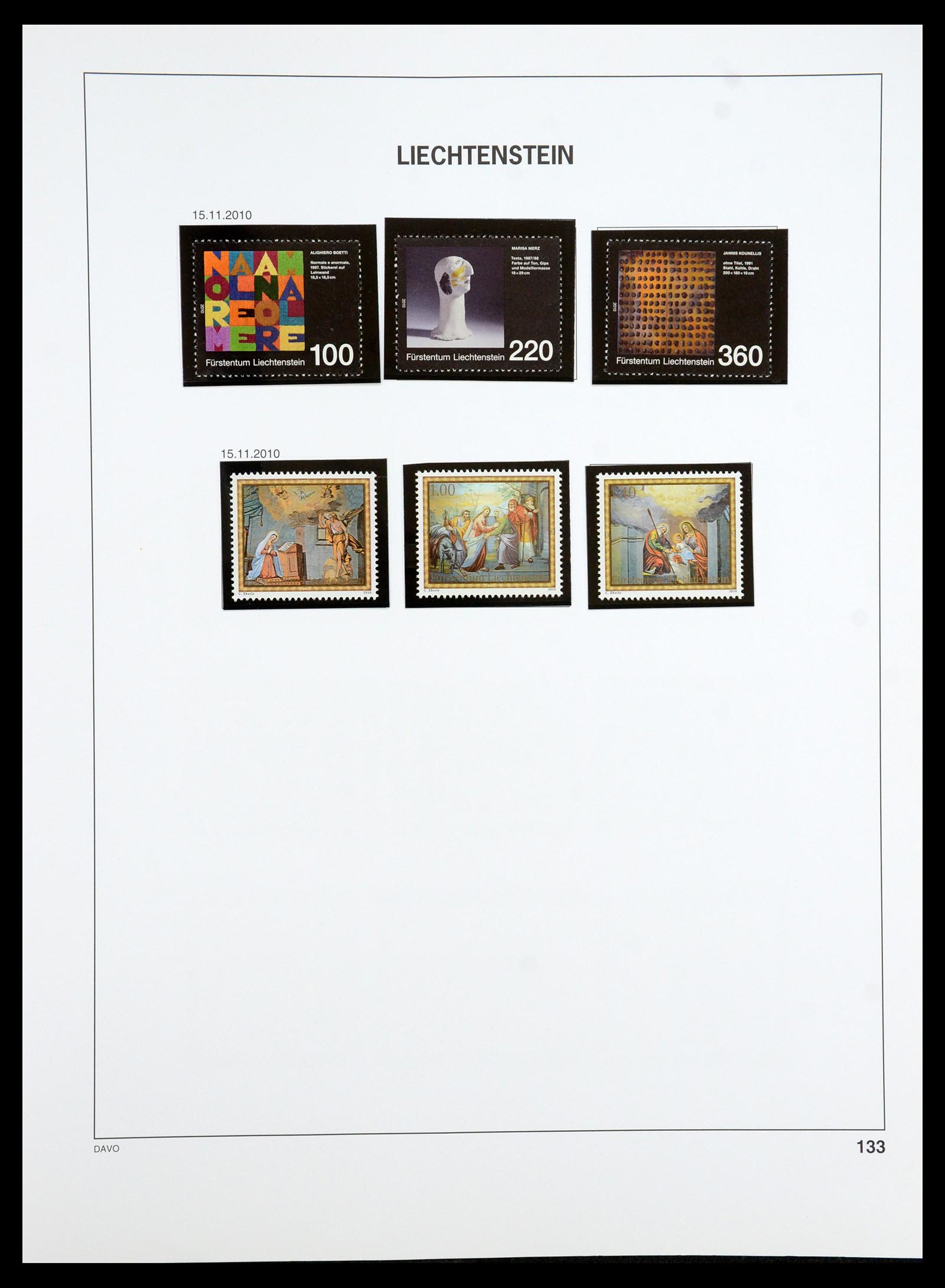 35188 107 - Stamp Collection 35188 Liechtenstein 1971-2012.
