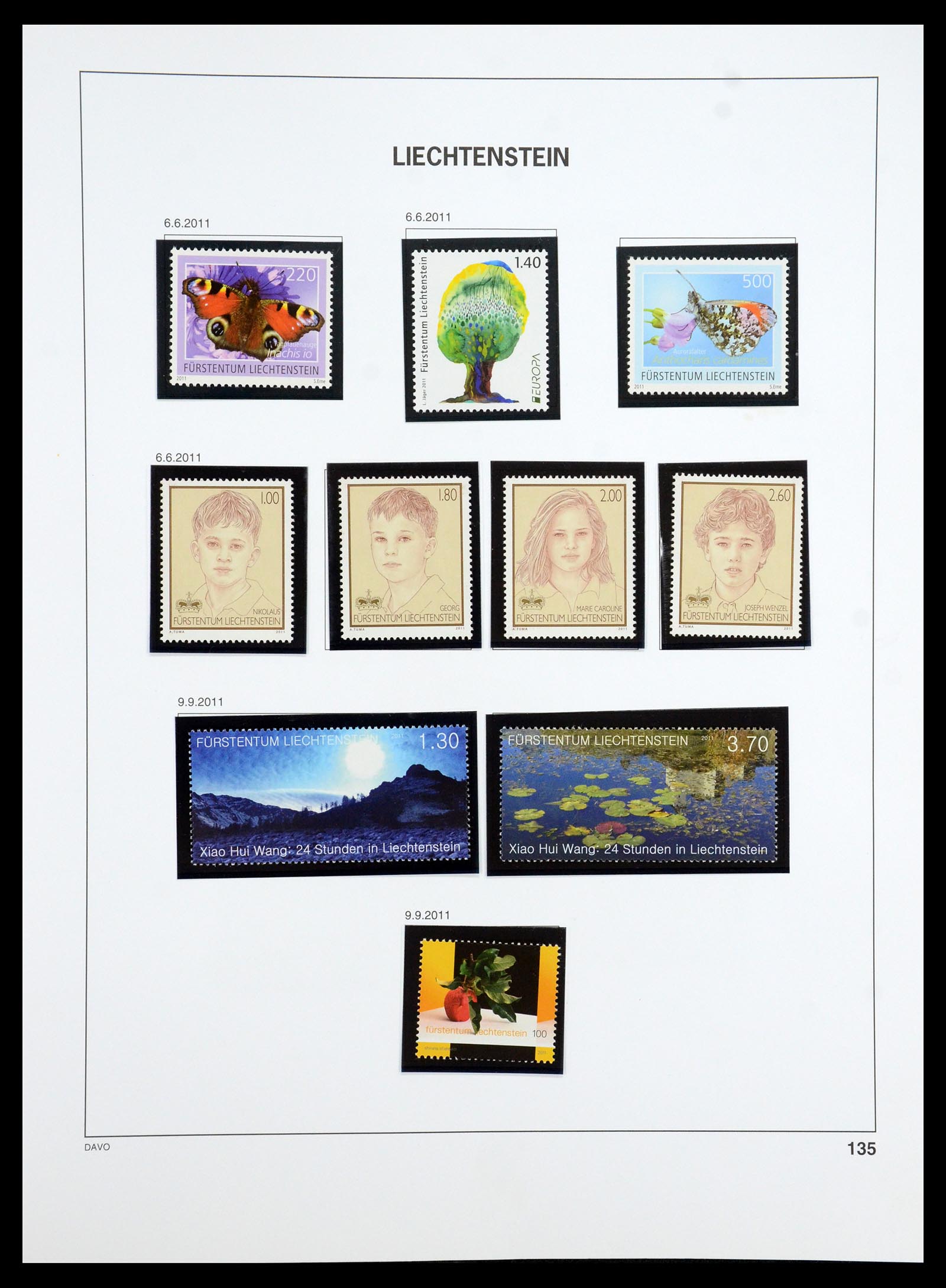 35188 109 - Stamp Collection 35188 Liechtenstein 1971-2012.