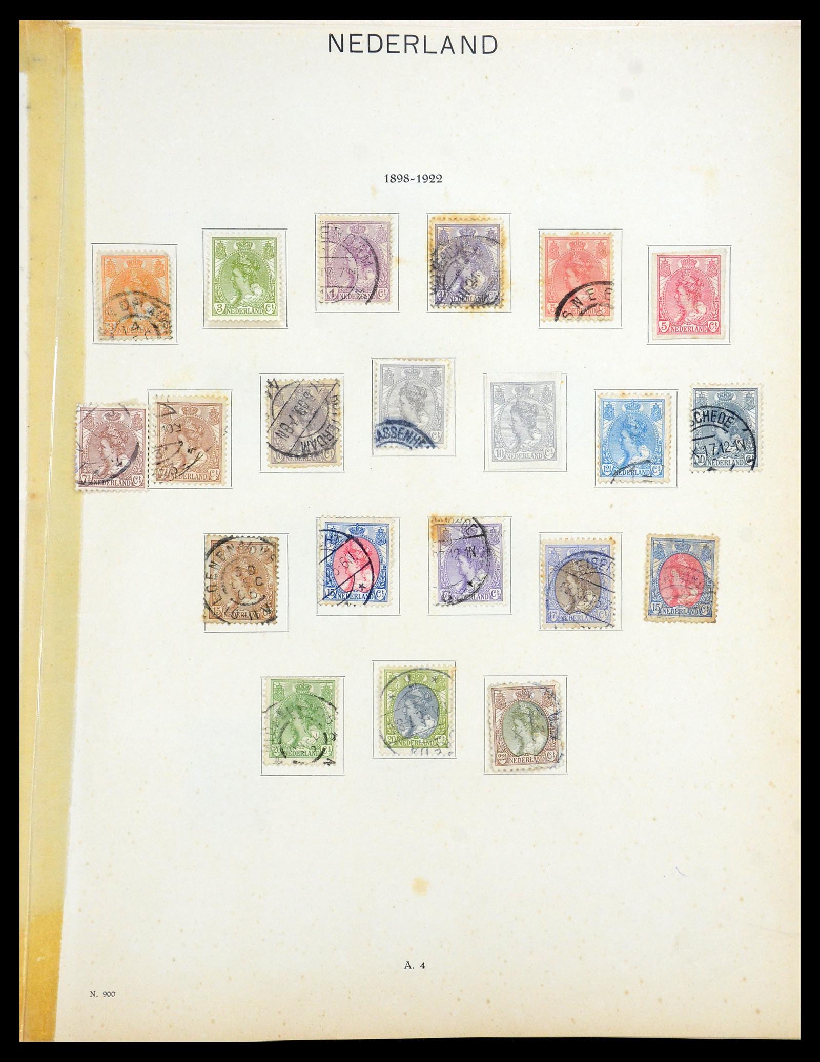 35194 003 - Postzegelverzameling 35194 Nederland en overzeese gebiedsdelen 1852-1