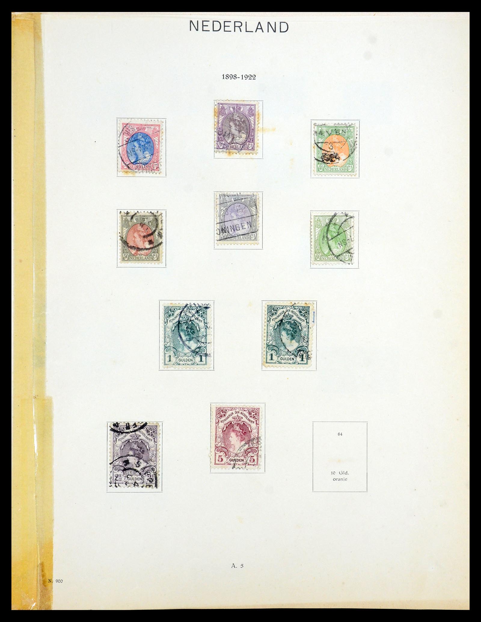 35194 004 - Postzegelverzameling 35194 Nederland en overzeese gebiedsdelen 1852-1