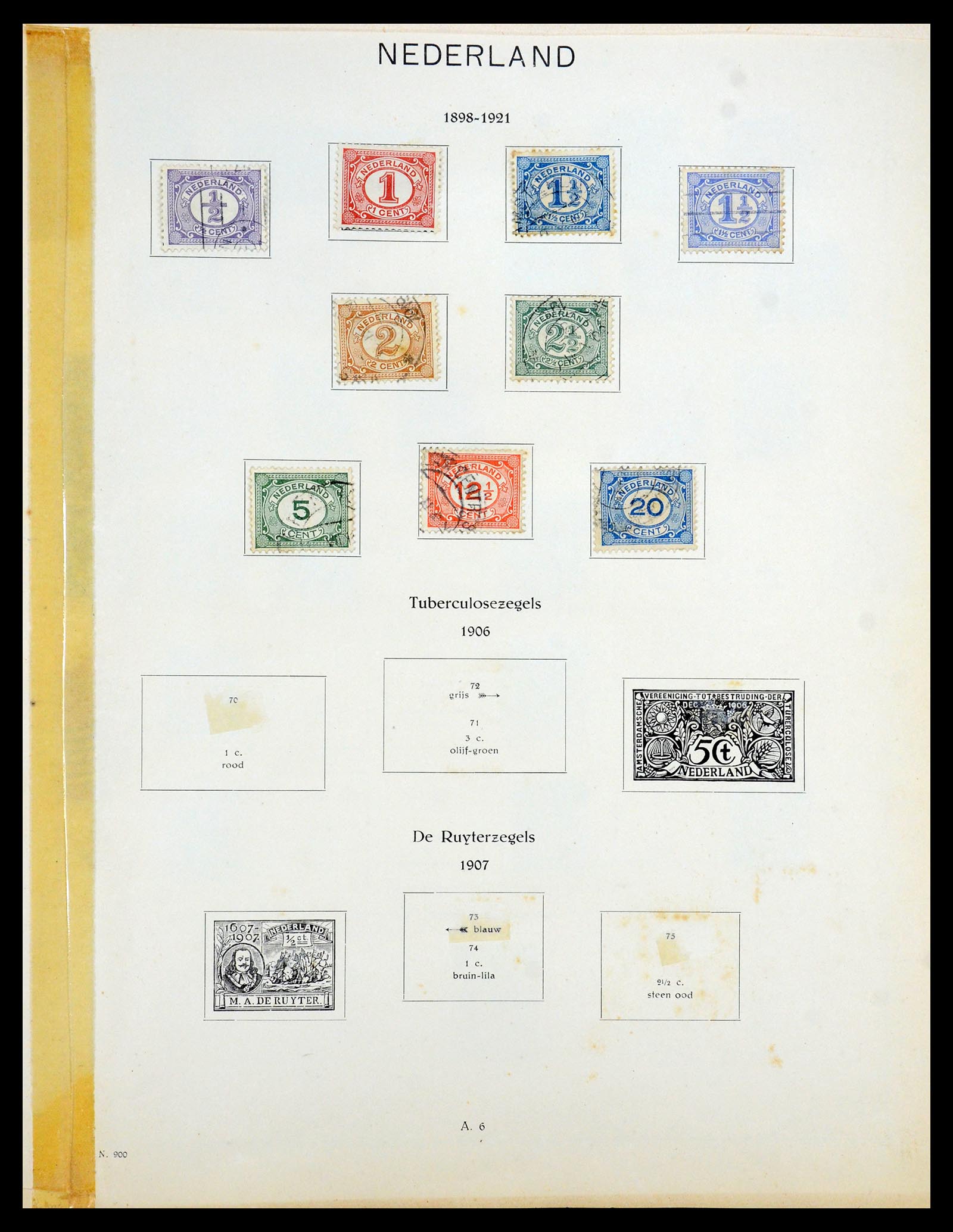 35194 005 - Postzegelverzameling 35194 Nederland en overzeese gebiedsdelen 1852-1