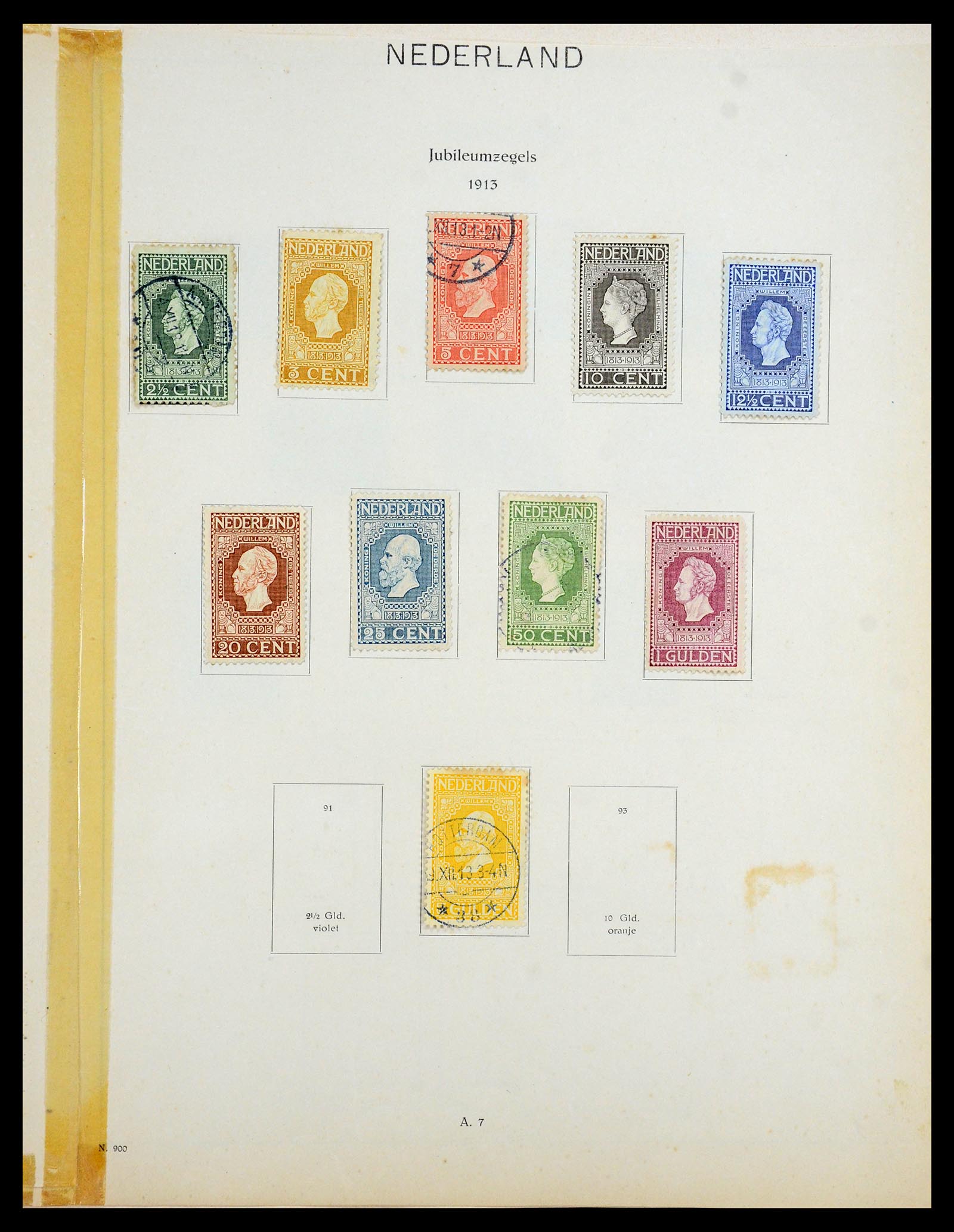 35194 007 - Postzegelverzameling 35194 Nederland en overzeese gebiedsdelen 1852-1