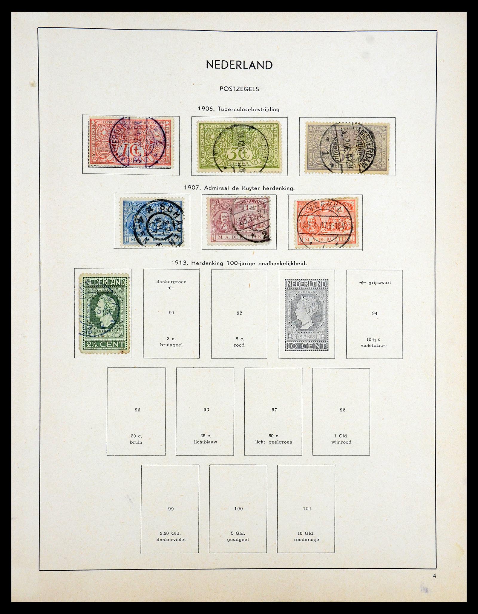 35194 008 - Postzegelverzameling 35194 Nederland en overzeese gebiedsdelen 1852-1