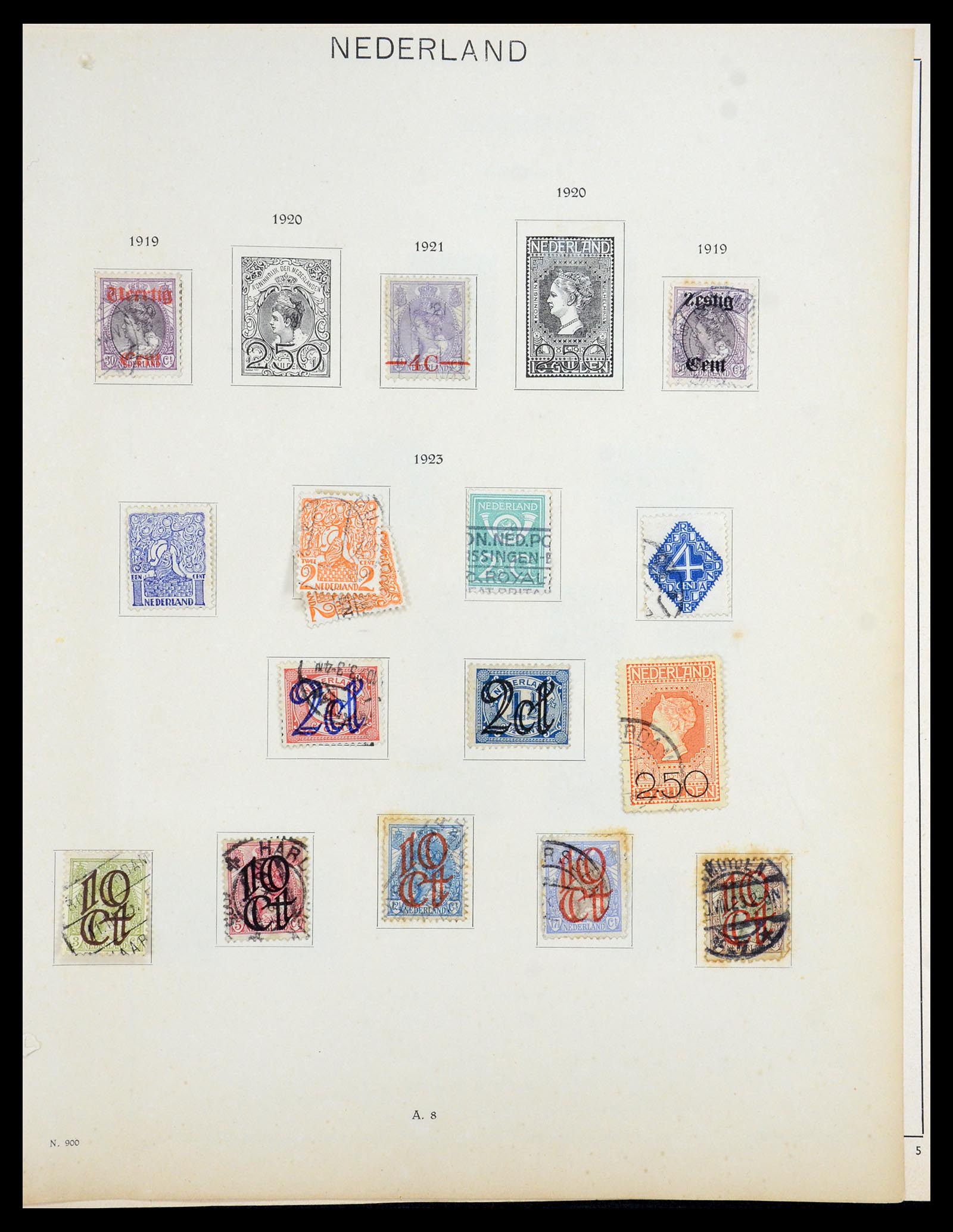 35194 009 - Postzegelverzameling 35194 Nederland en overzeese gebiedsdelen 1852-1