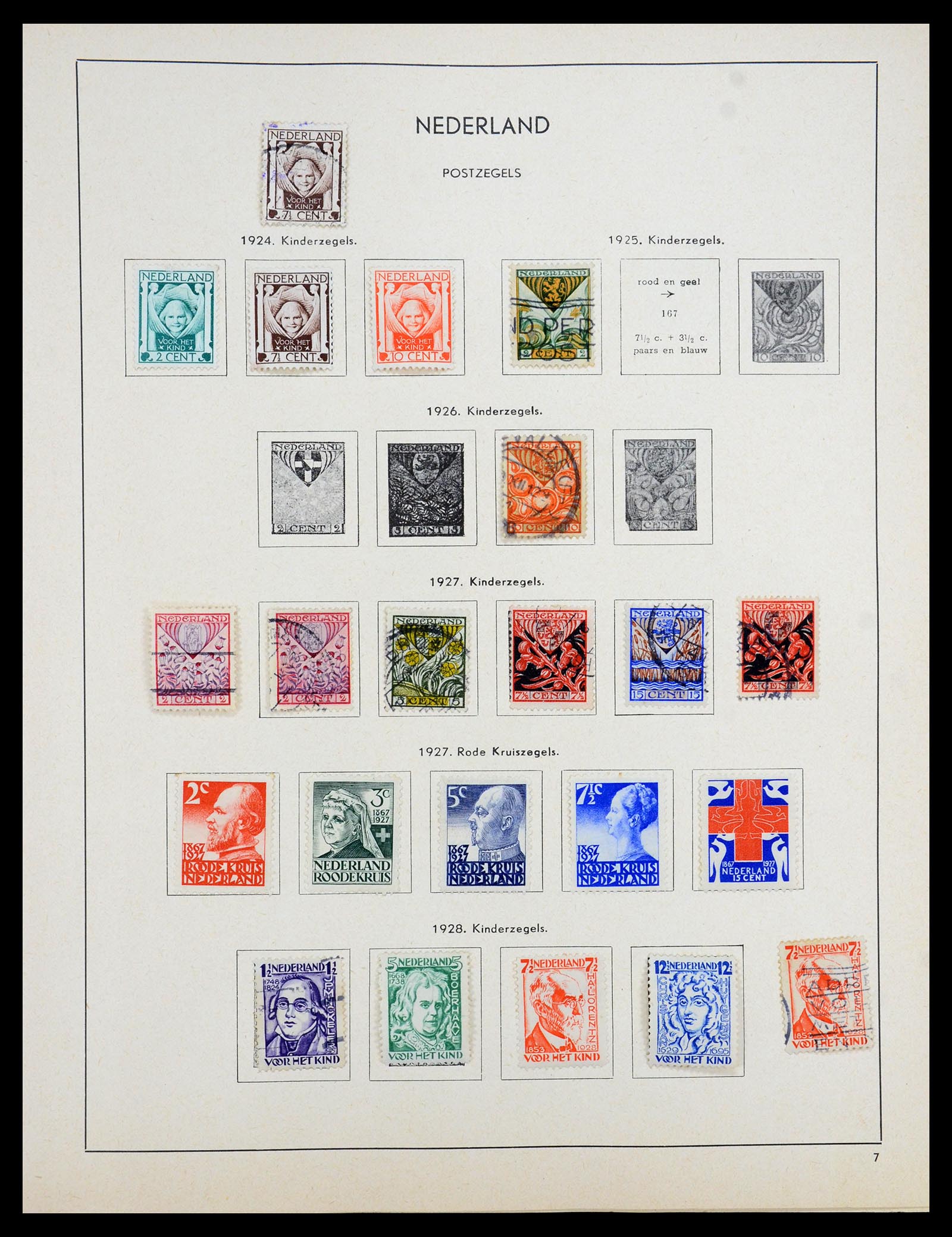35194 012 - Postzegelverzameling 35194 Nederland en overzeese gebiedsdelen 1852-1