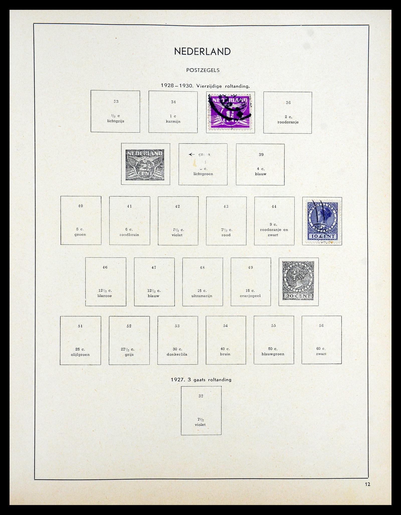 35194 020 - Postzegelverzameling 35194 Nederland en overzeese gebiedsdelen 1852-1
