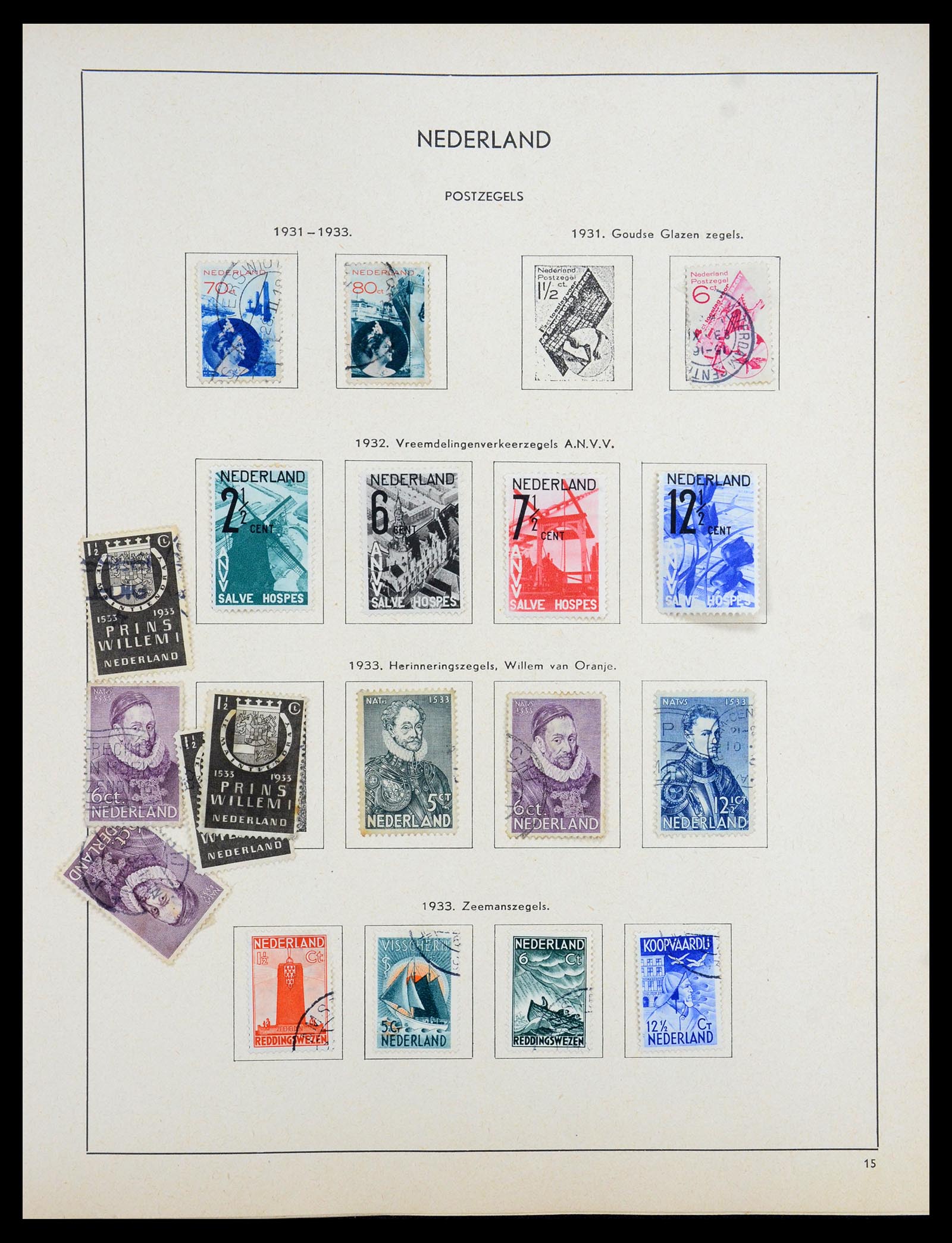 35194 023 - Postzegelverzameling 35194 Nederland en overzeese gebiedsdelen 1852-1