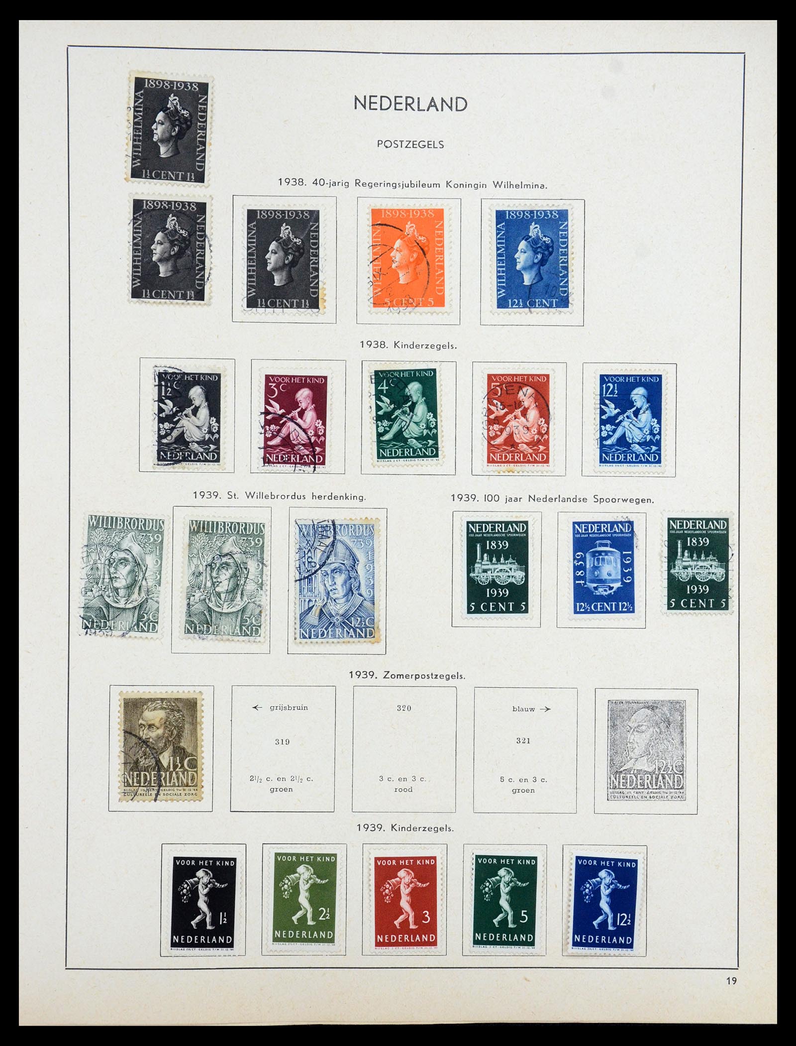 35194 028 - Stamp Collection 35194 Netherlands and Dutch territories 1852-1969.
