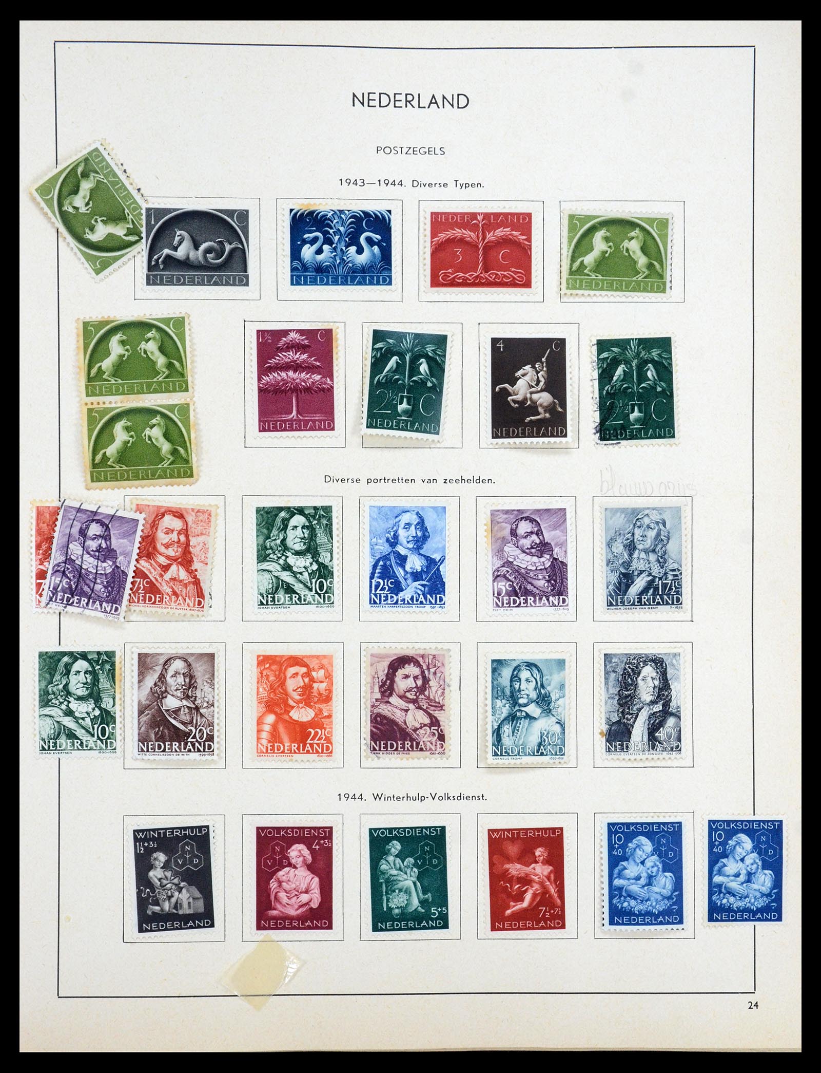 35194 036 - Postzegelverzameling 35194 Nederland en overzeese gebiedsdelen 1852-1