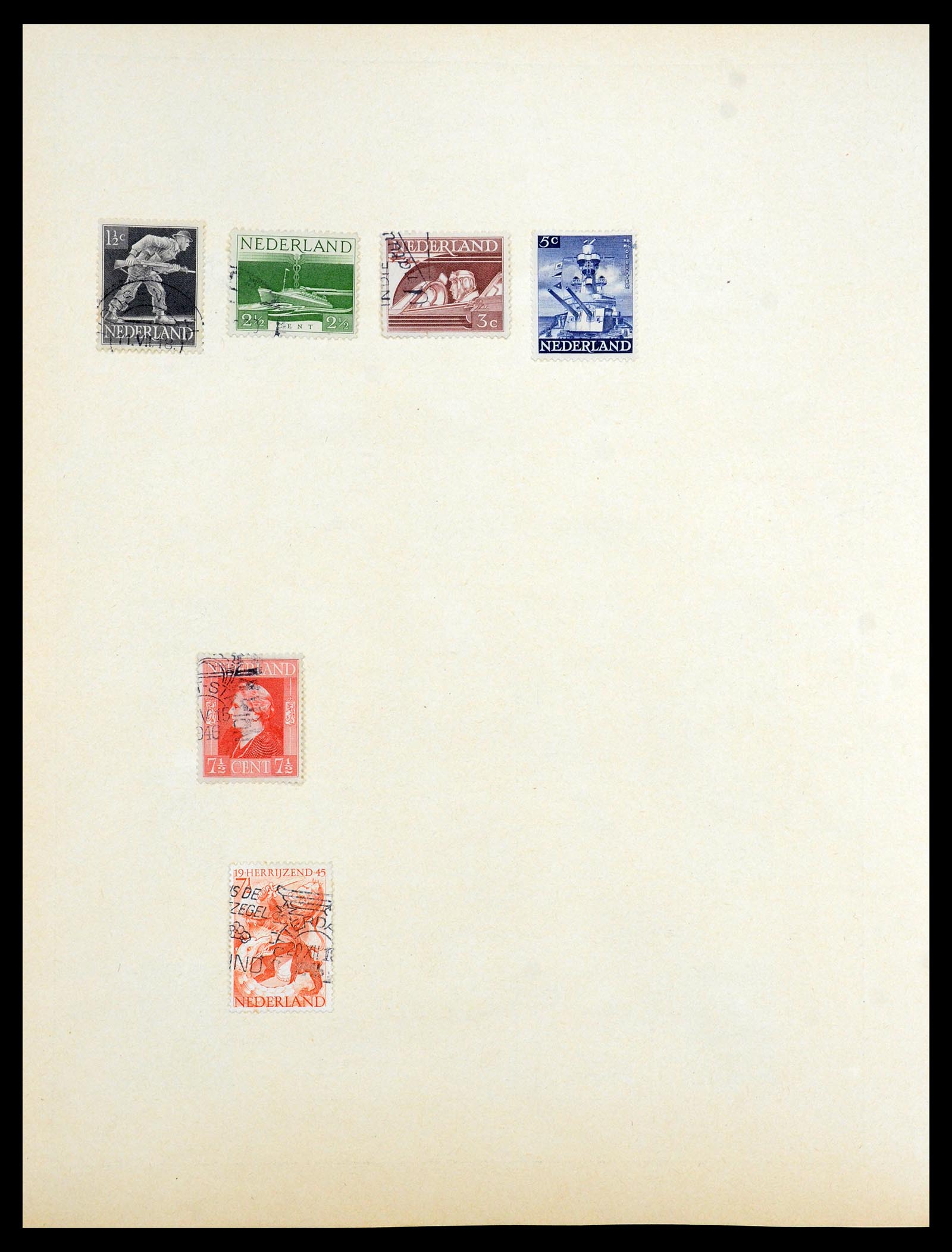 35194 037 - Postzegelverzameling 35194 Nederland en overzeese gebiedsdelen 1852-1
