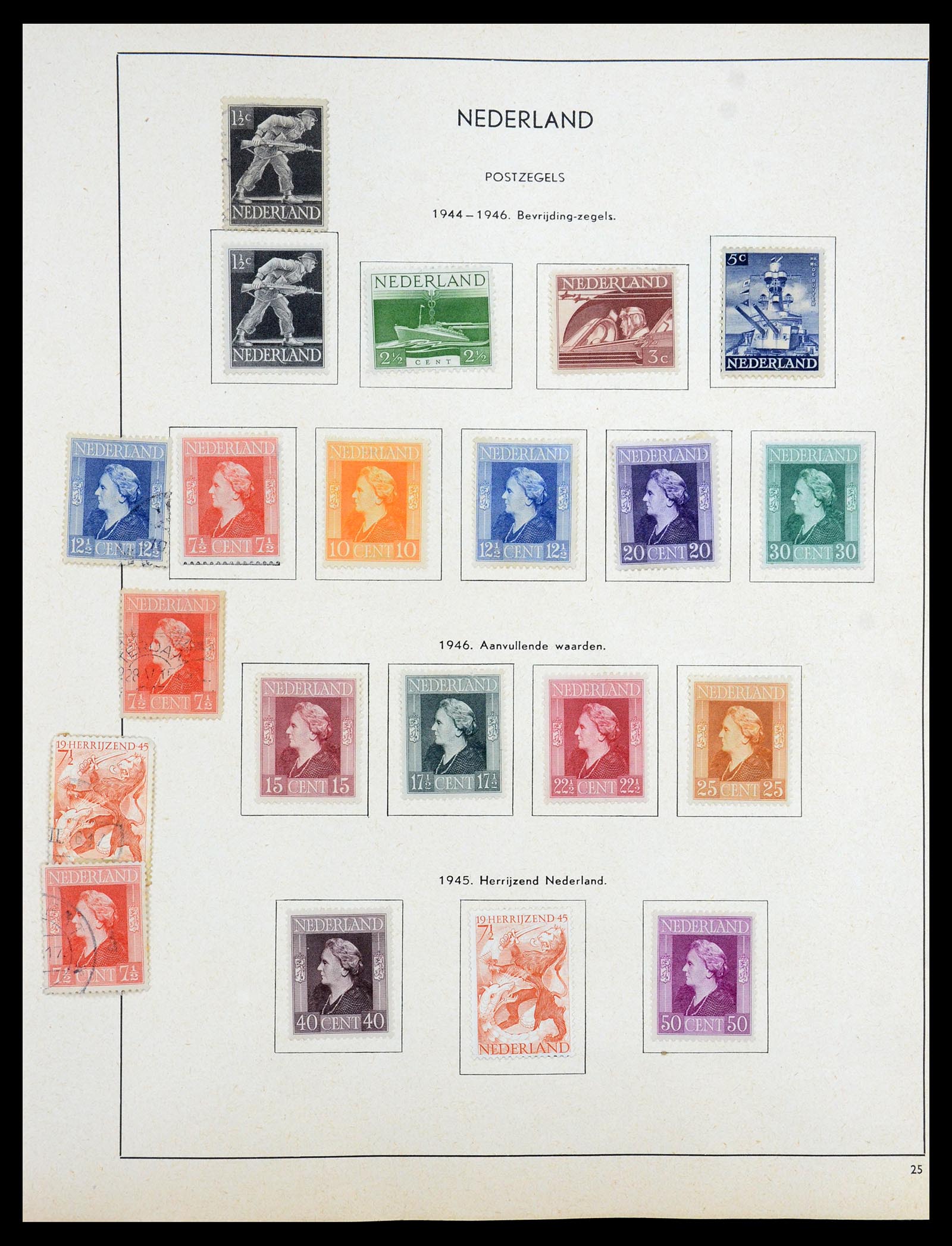 35194 038 - Postzegelverzameling 35194 Nederland en overzeese gebiedsdelen 1852-1