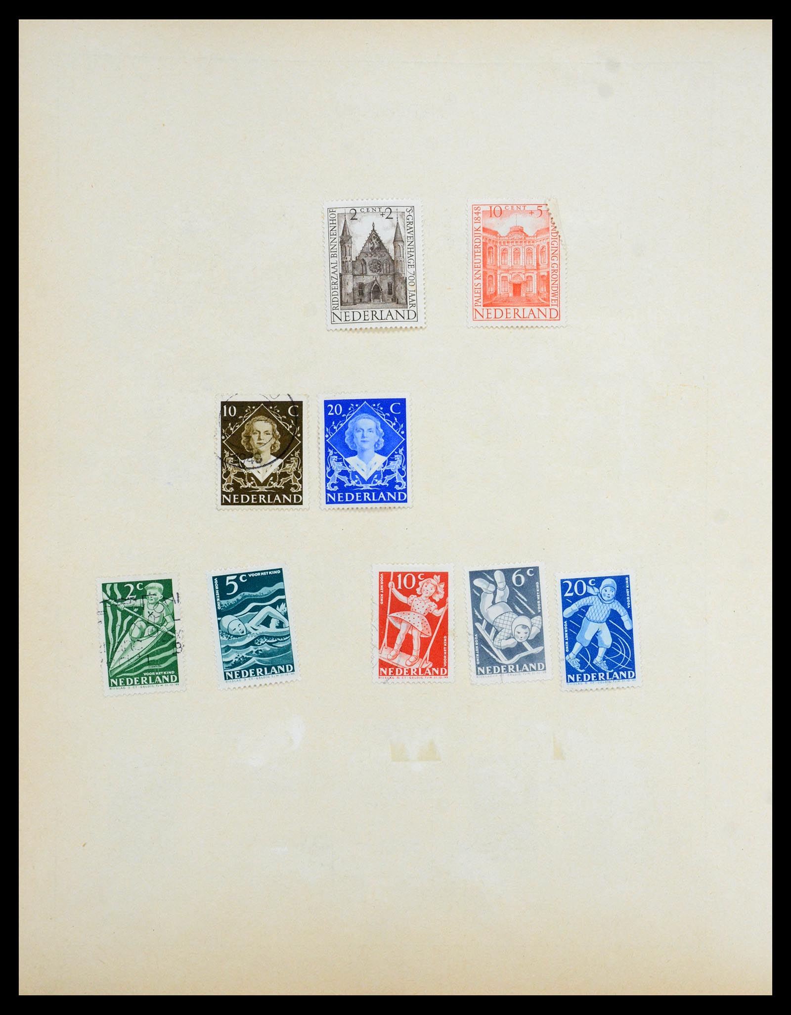 35194 043 - Postzegelverzameling 35194 Nederland en overzeese gebiedsdelen 1852-1