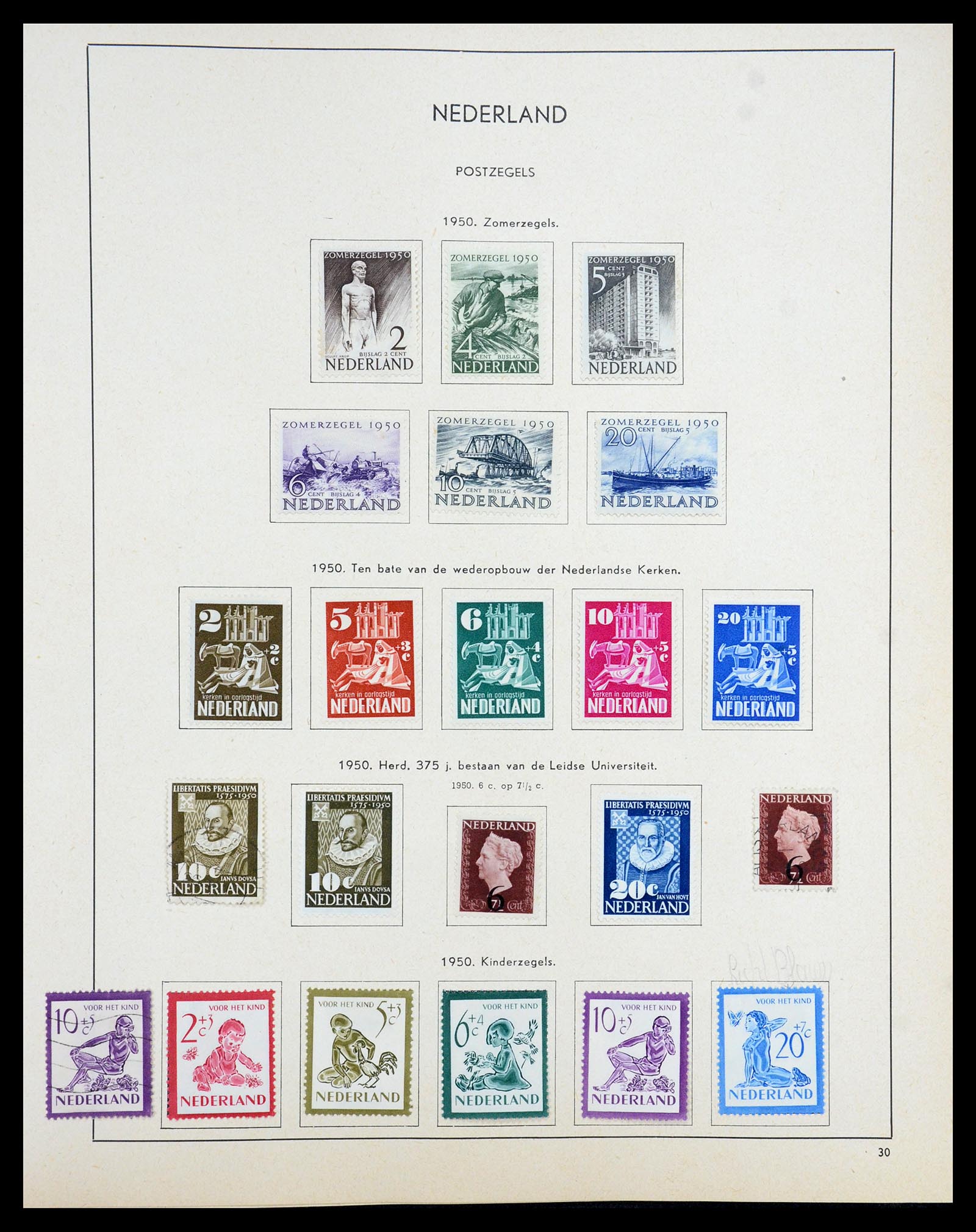 35194 046 - Postzegelverzameling 35194 Nederland en overzeese gebiedsdelen 1852-1
