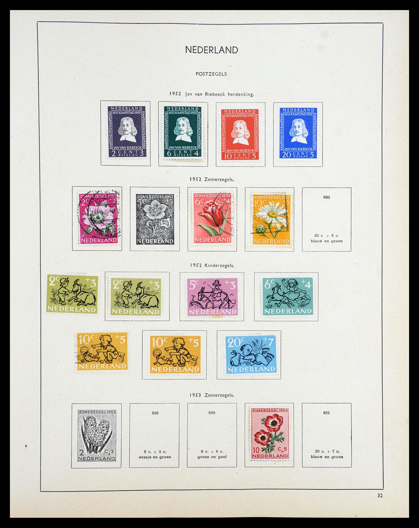 35194 048 - Postzegelverzameling 35194 Nederland en overzeese gebiedsdelen 1852-1