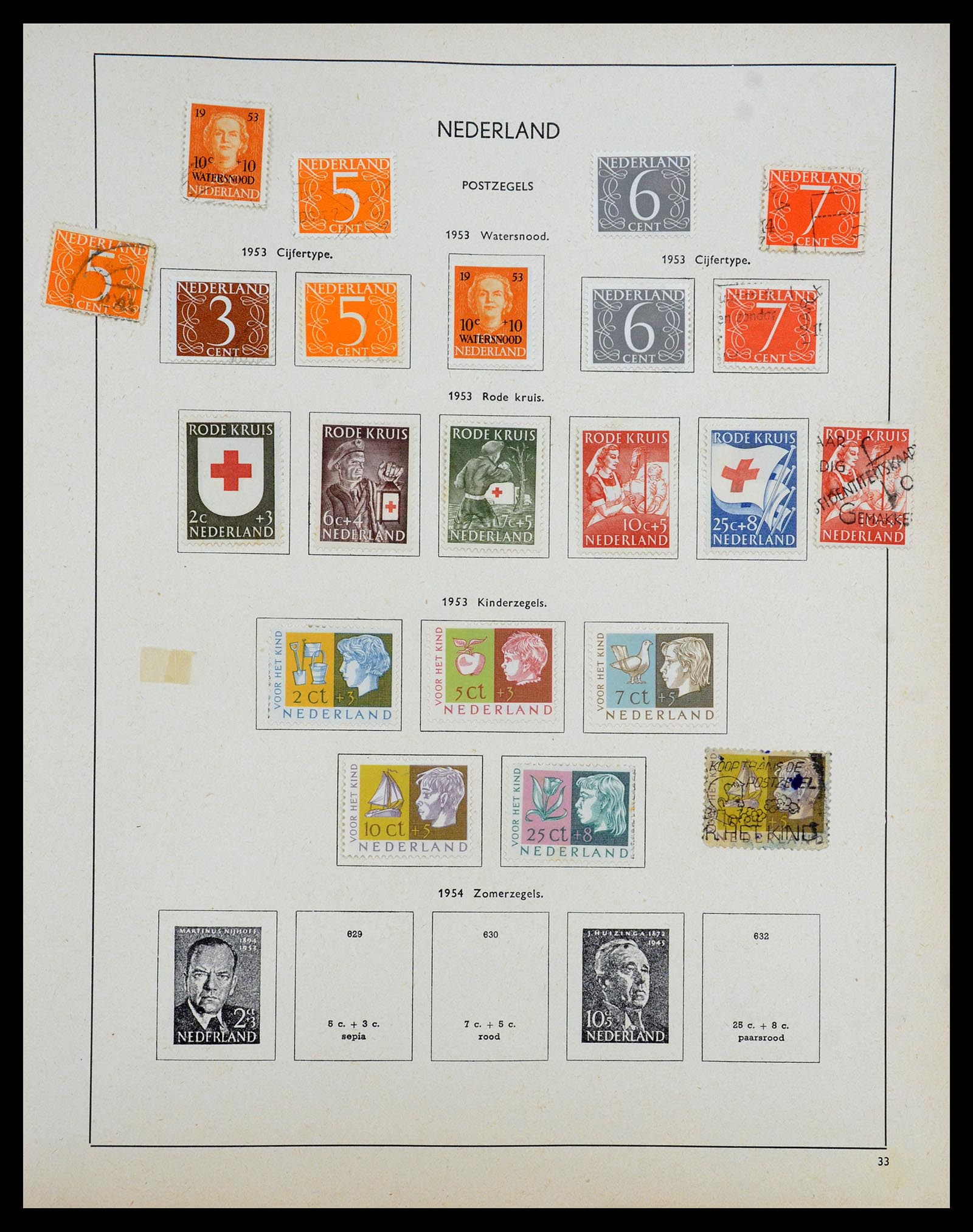 35194 049 - Stamp Collection 35194 Netherlands and Dutch territories 1852-1969.