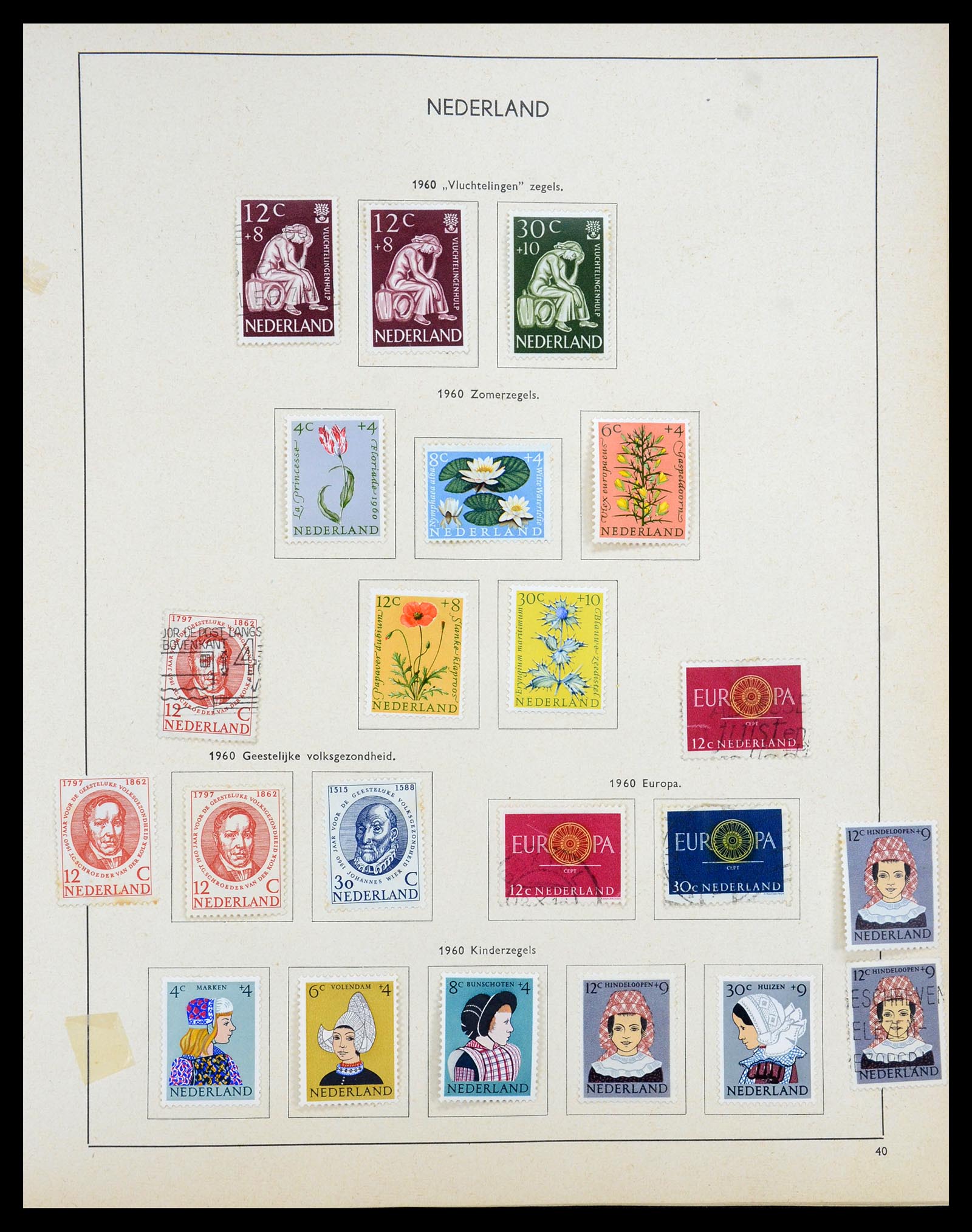 35194 056 - Stamp Collection 35194 Netherlands and Dutch territories 1852-1969.