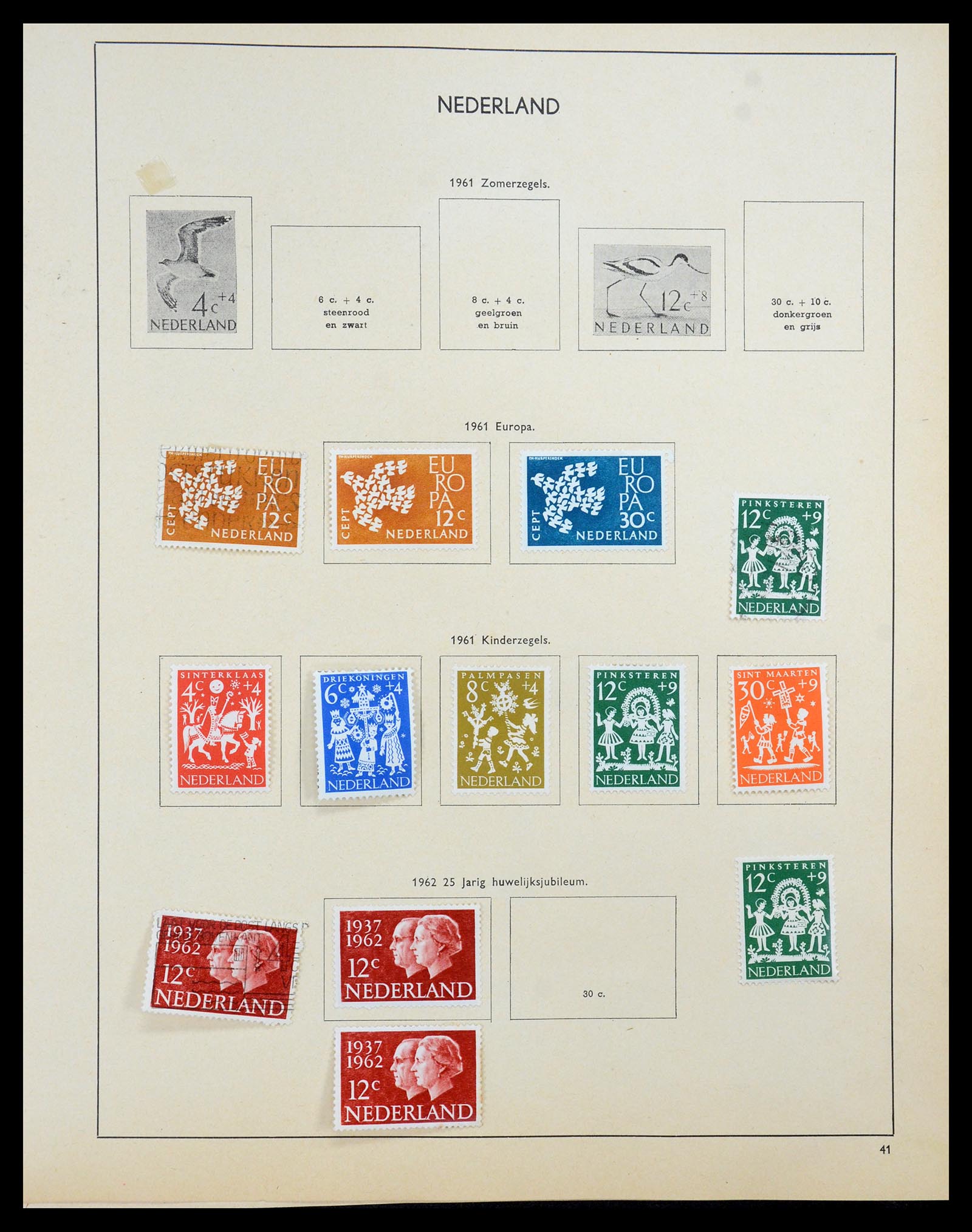 35194 057 - Stamp Collection 35194 Netherlands and Dutch territories 1852-1969.