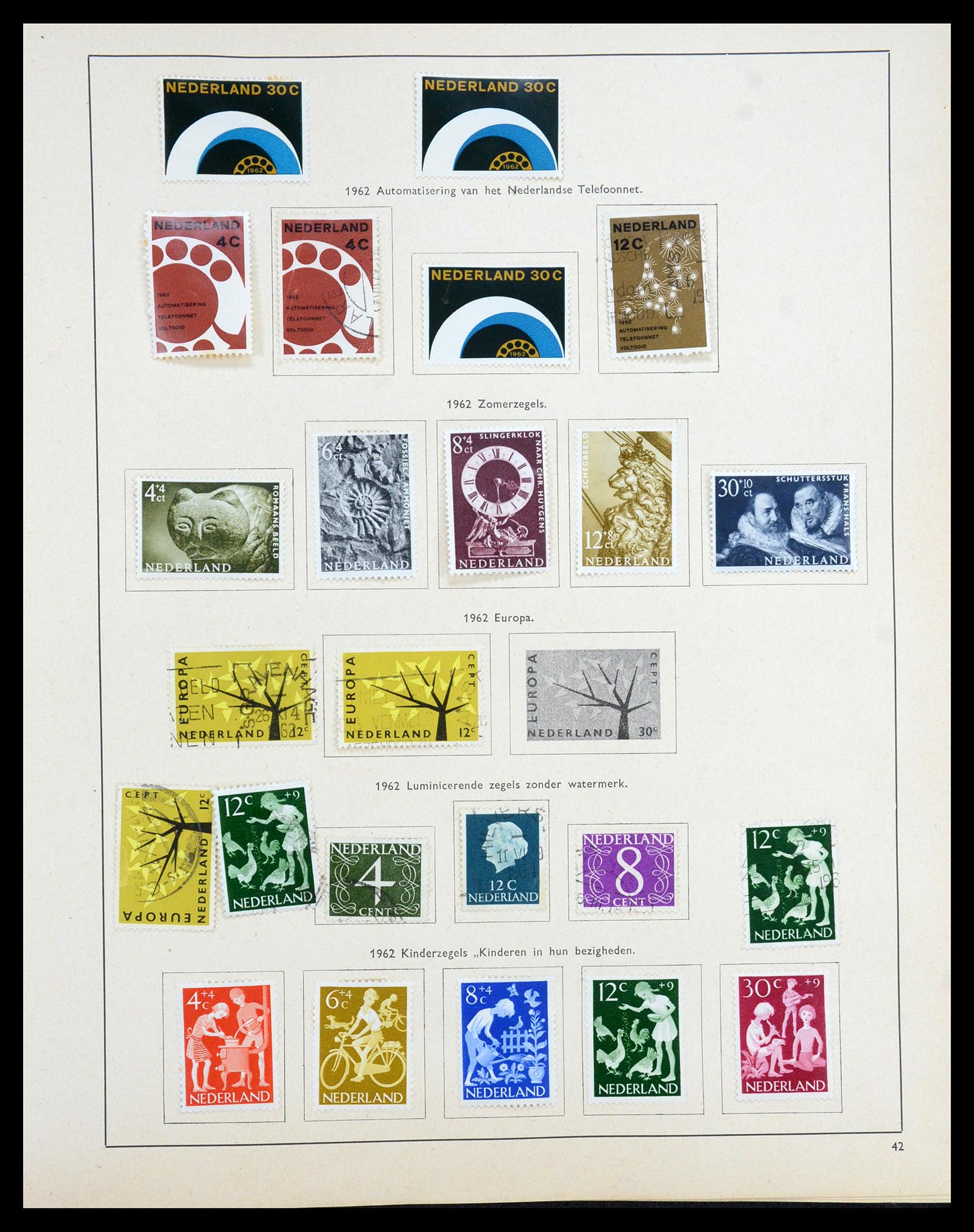 35194 058 - Postzegelverzameling 35194 Nederland en overzeese gebiedsdelen 1852-1