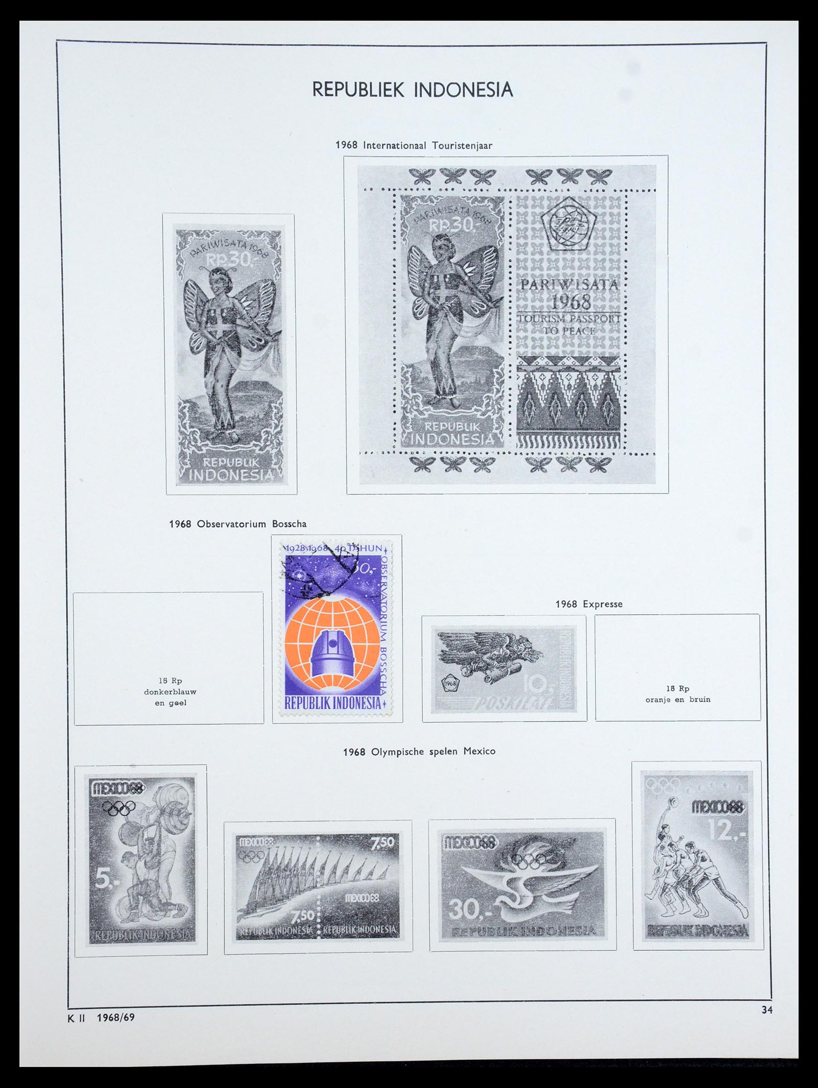 35194 168 - Stamp Collection 35194 Netherlands and Dutch territories 1852-1969.